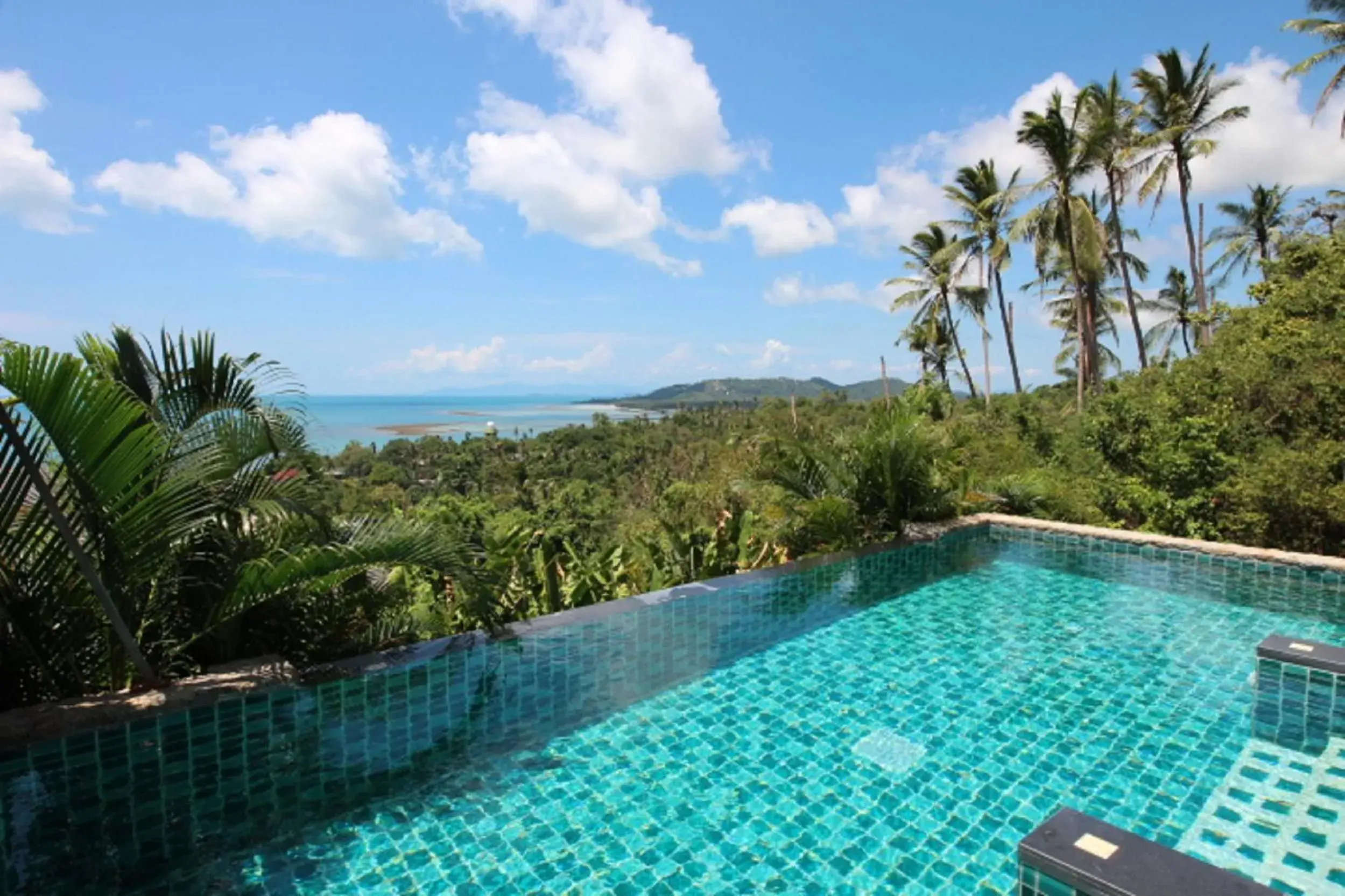 Swimming Pool in Tropical Sea View Residence