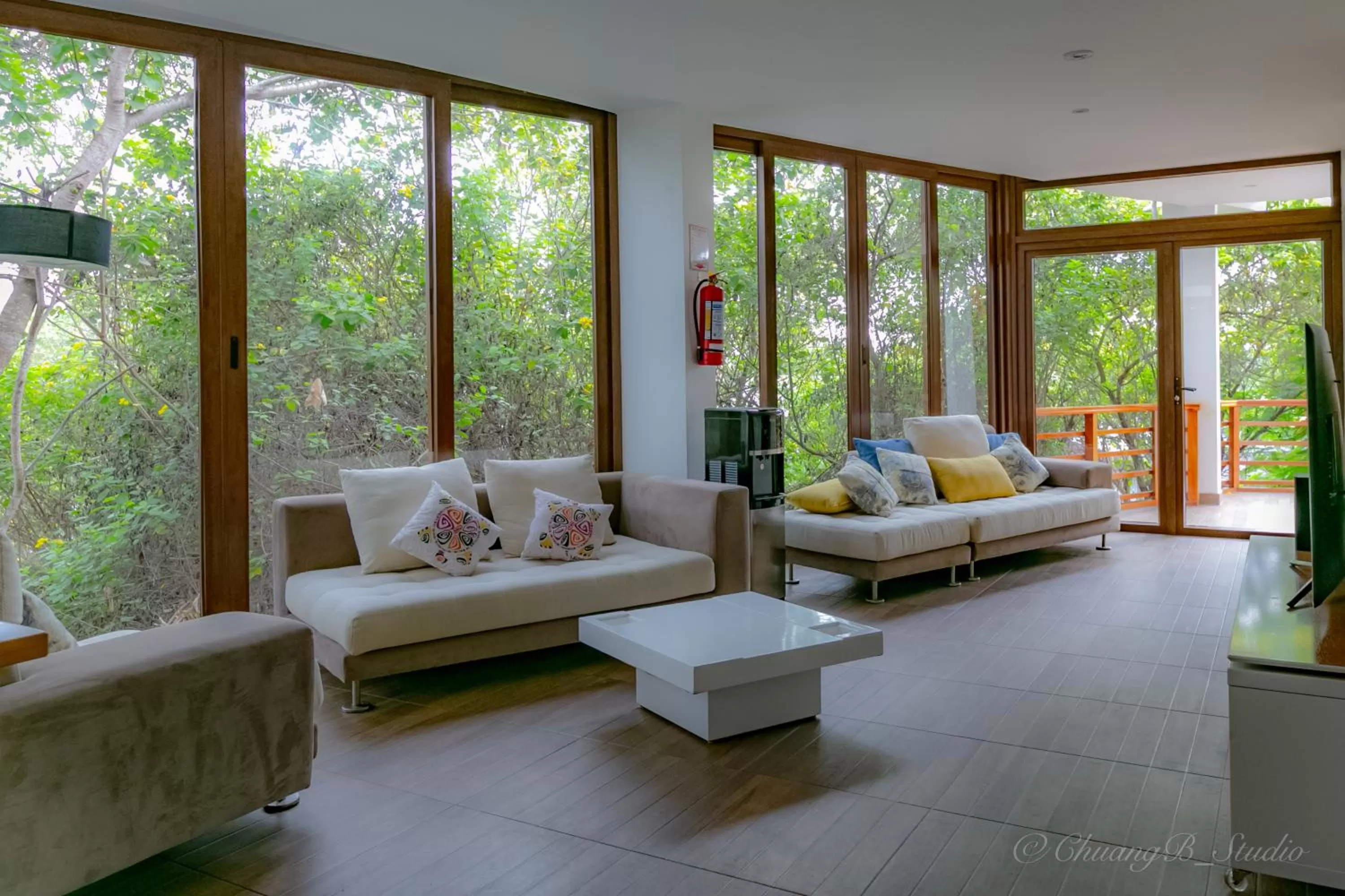 Living room in Hotel La Isla