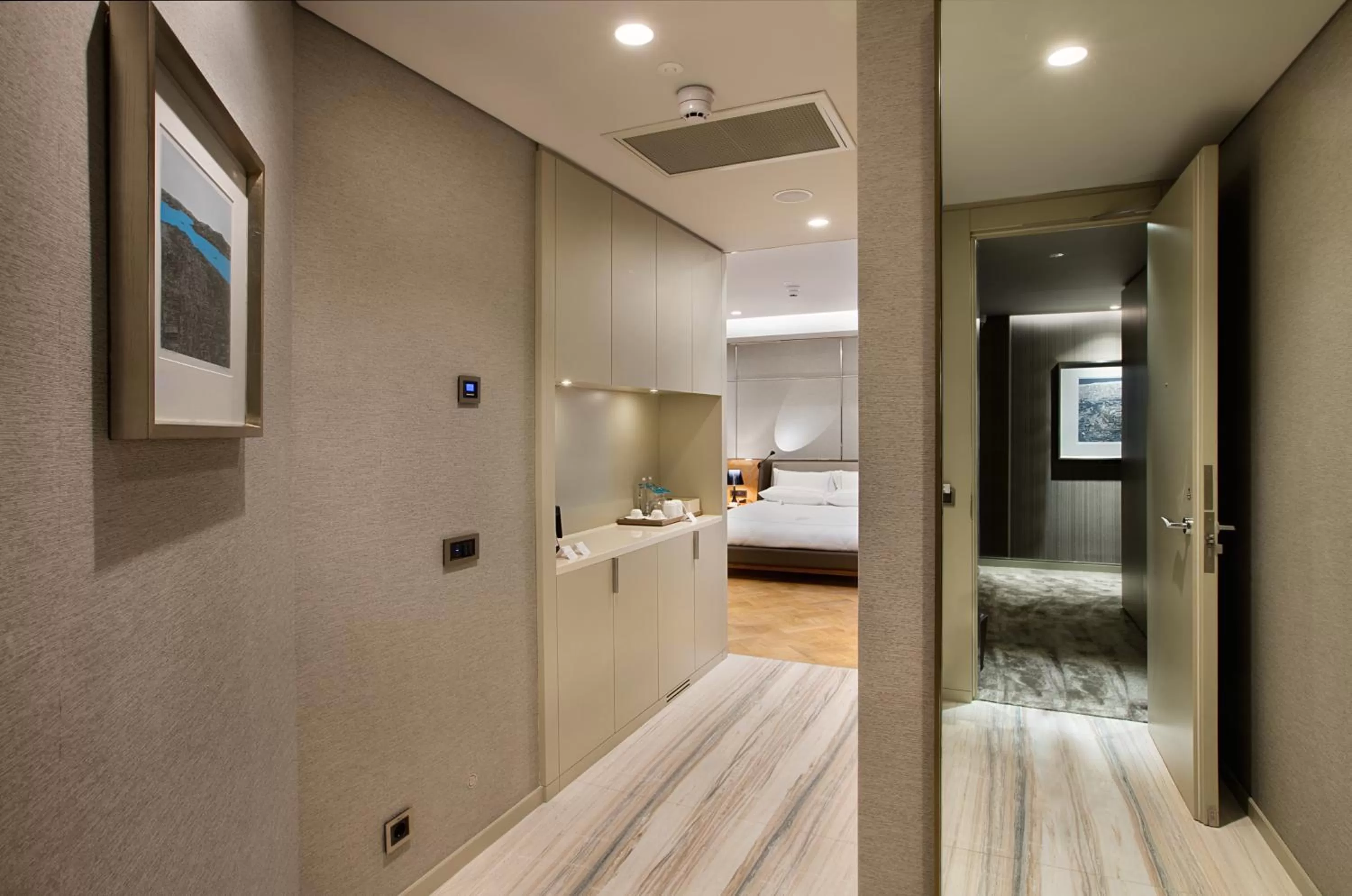 Coffee/tea facilities, Bed in Fer Hotel