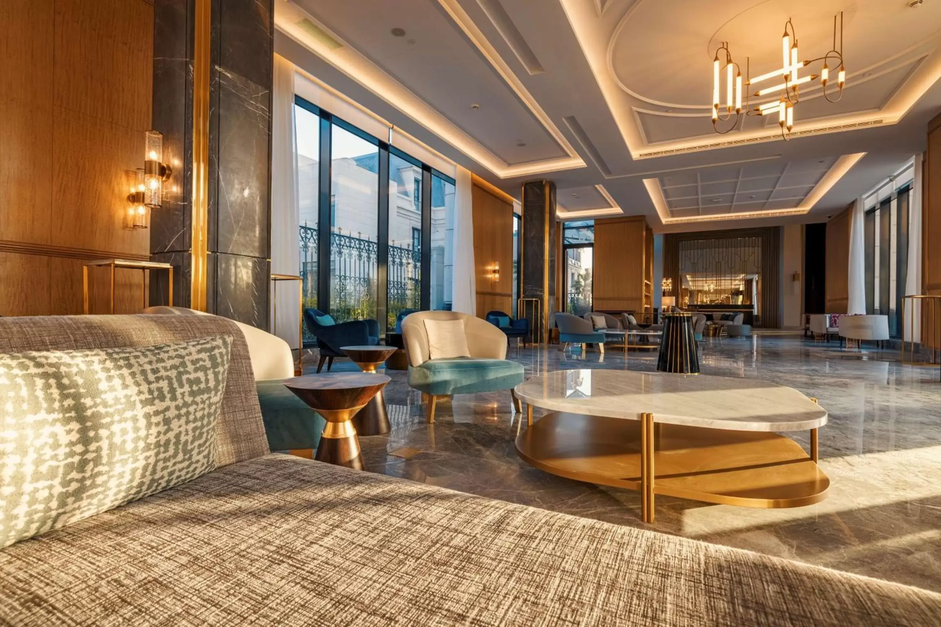 Lobby or reception in Mansard Riyadh, a Radisson Collection Hotel