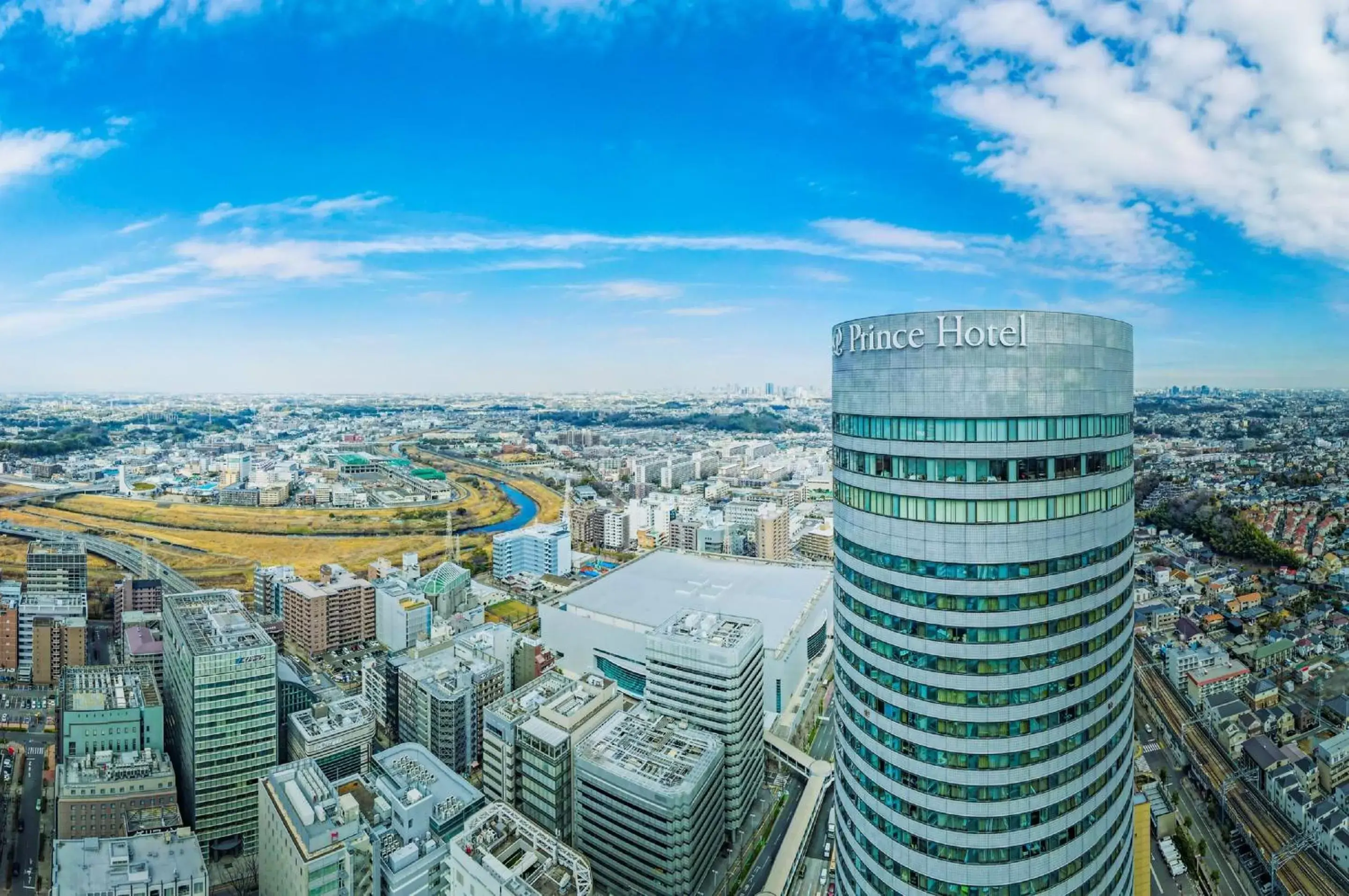 Property building, Bird's-eye View in Shin Yokohama Prince Hotel