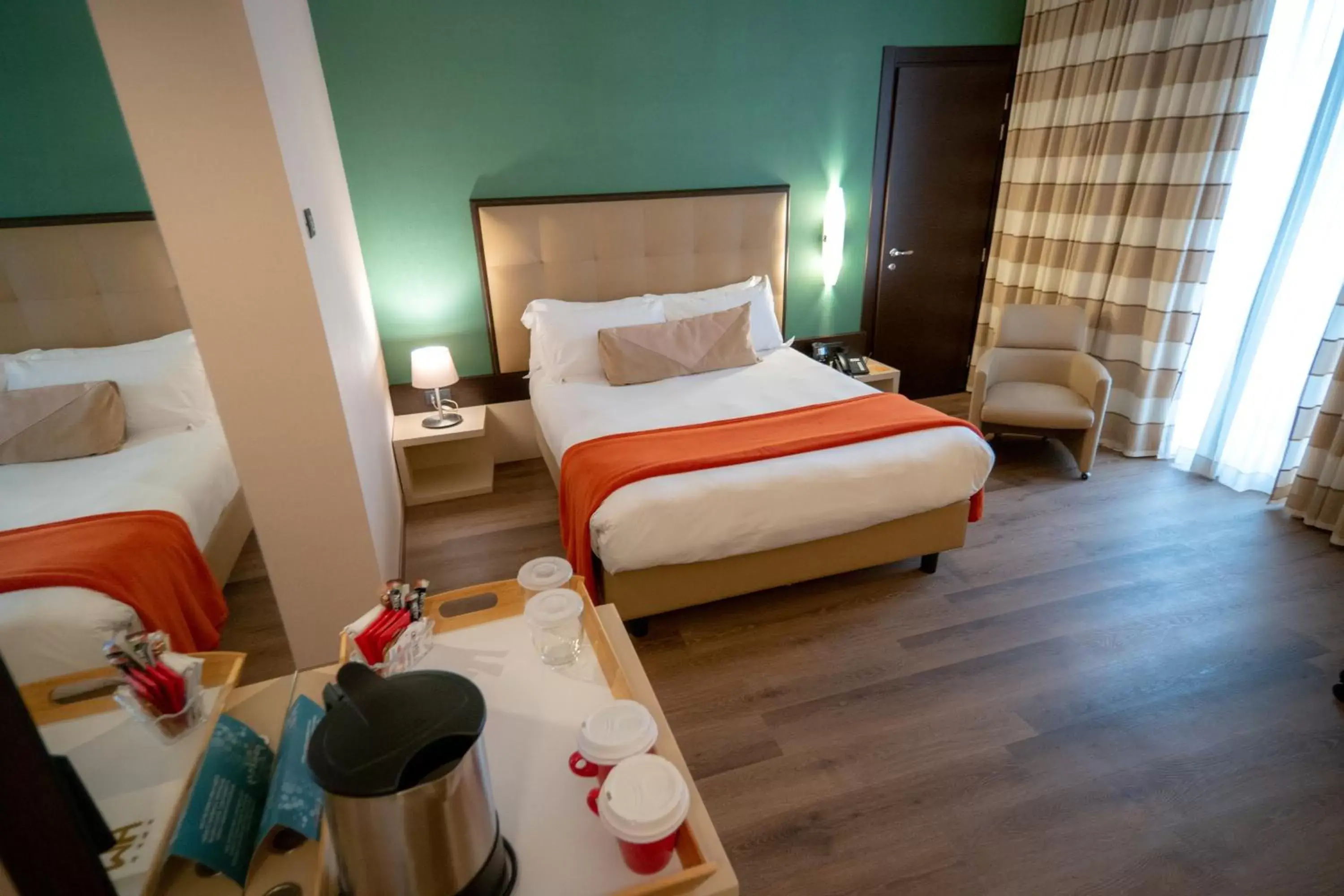 Bed in UNAHOTELS MH Matera