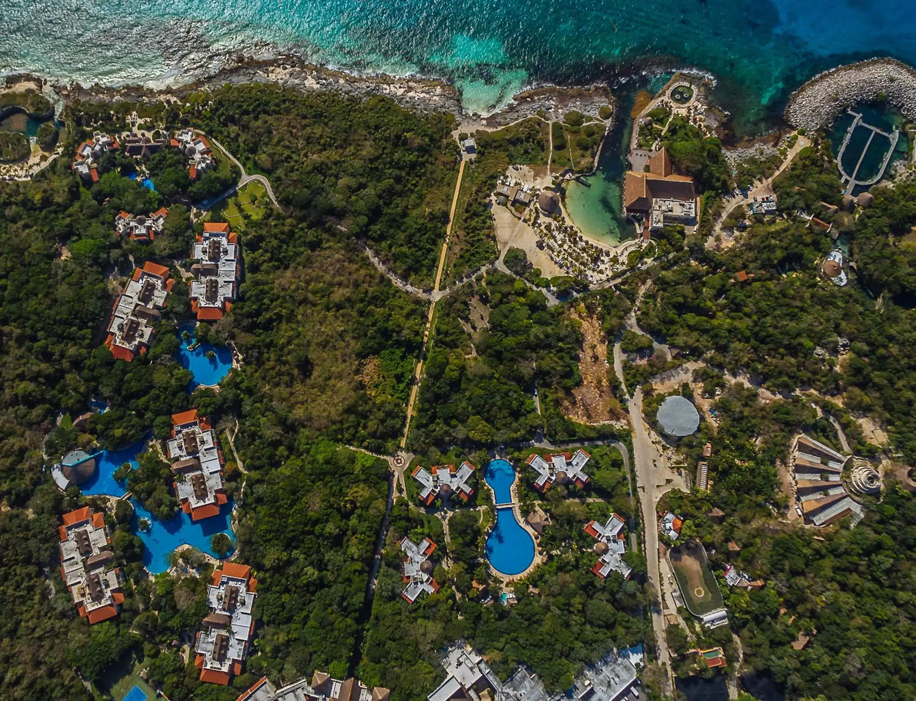 Bird's eye view, Bird's-eye View in Occidental at Xcaret Destination - All Inclusive