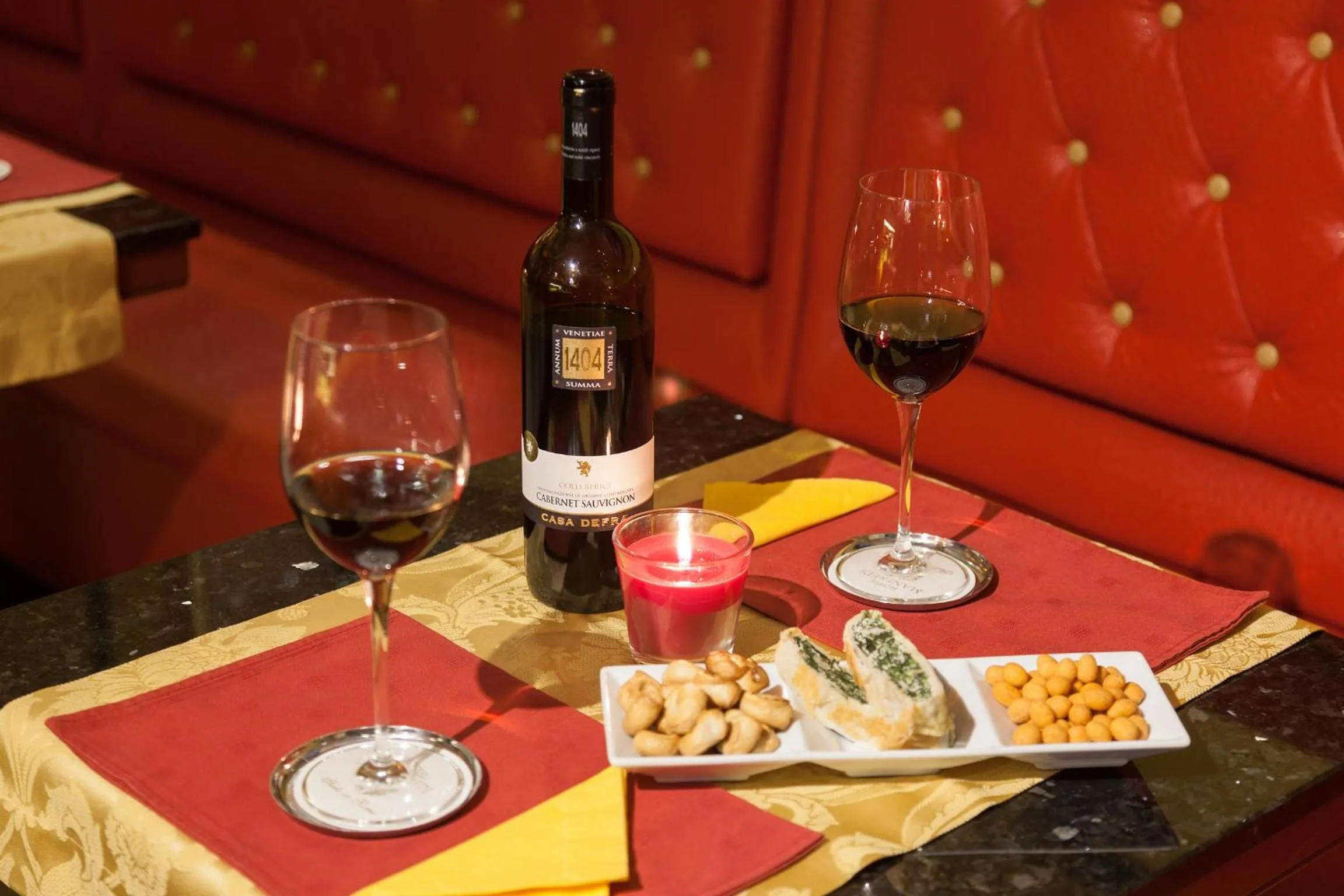 Food close-up in Hotel Manfredi Suite In Rome