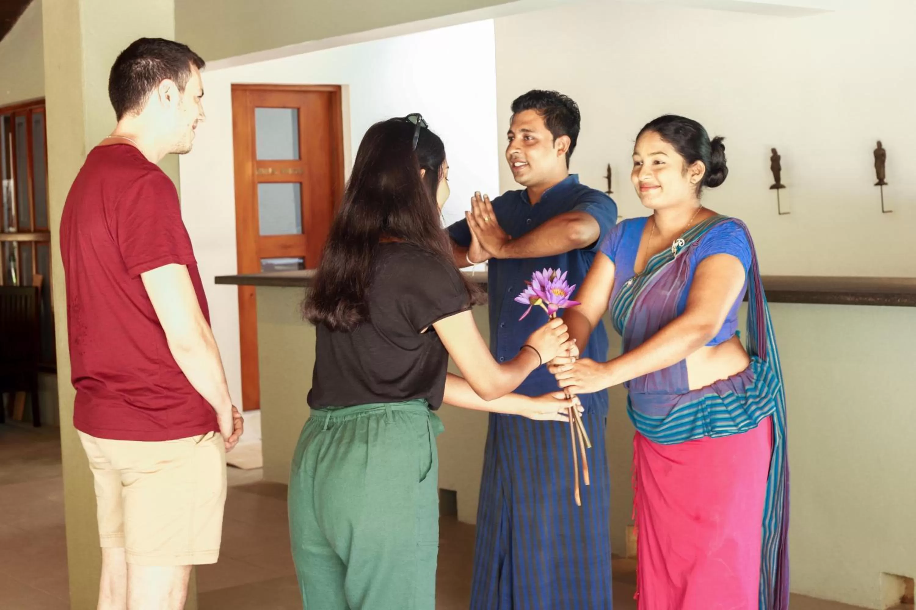 Lobby or reception in Giritale Hotel
