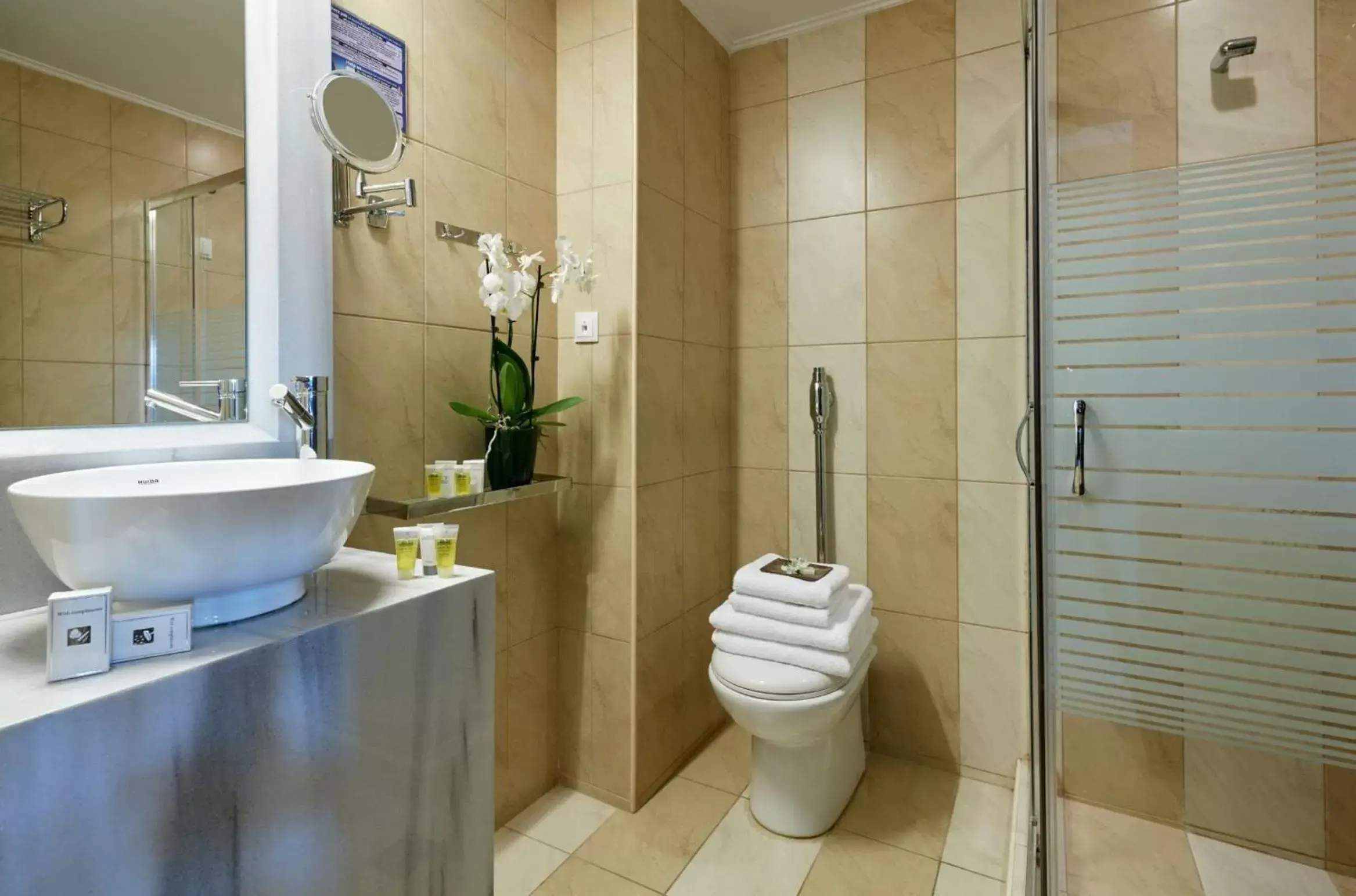 Shower, Bathroom in Aar Hotel & Spa Ioannina