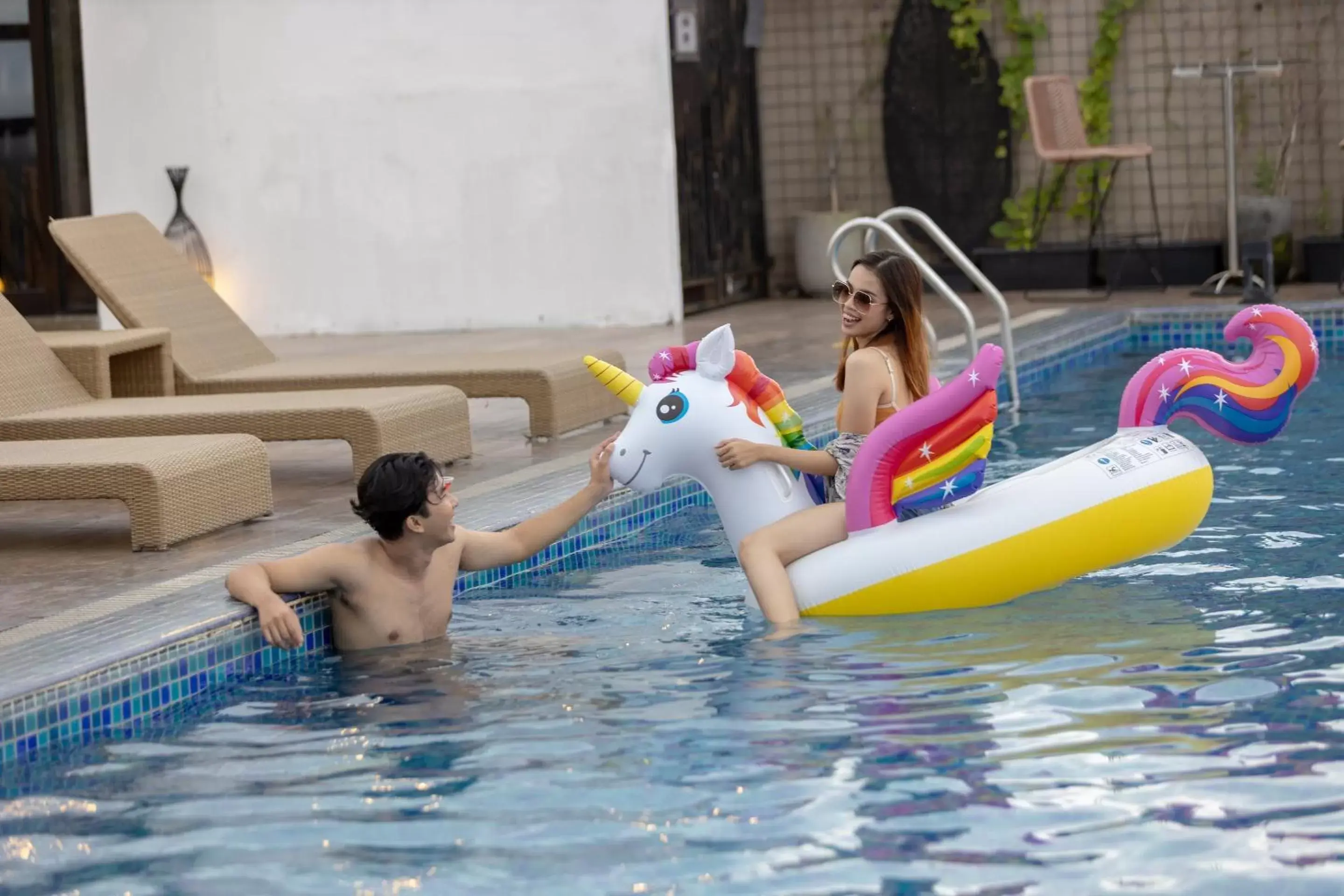 People, Swimming Pool in Satoria Hotel Yogyakarta - CHSE Certified
