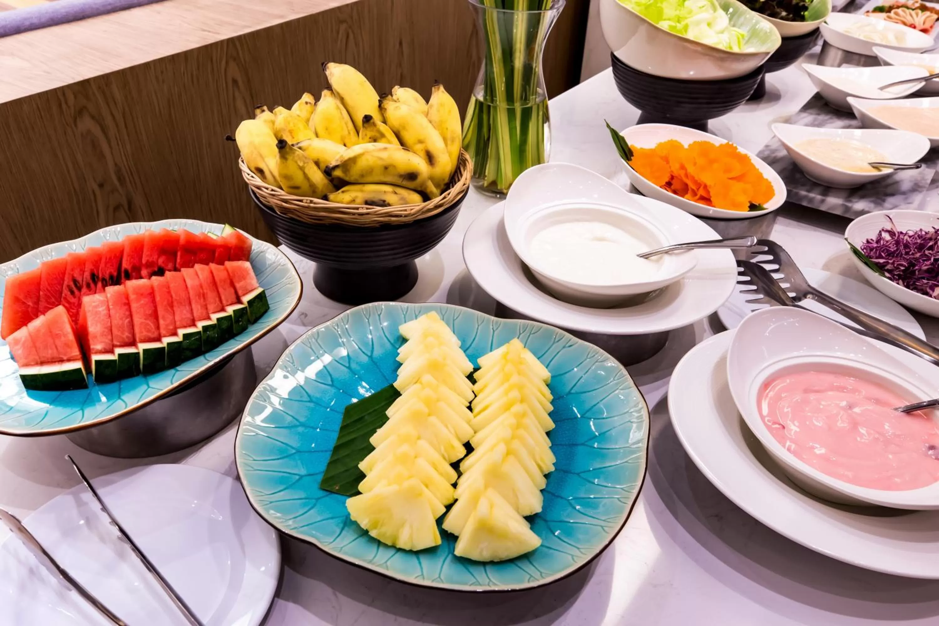 Buffet breakfast in Wintree City Resort Chiang Mai