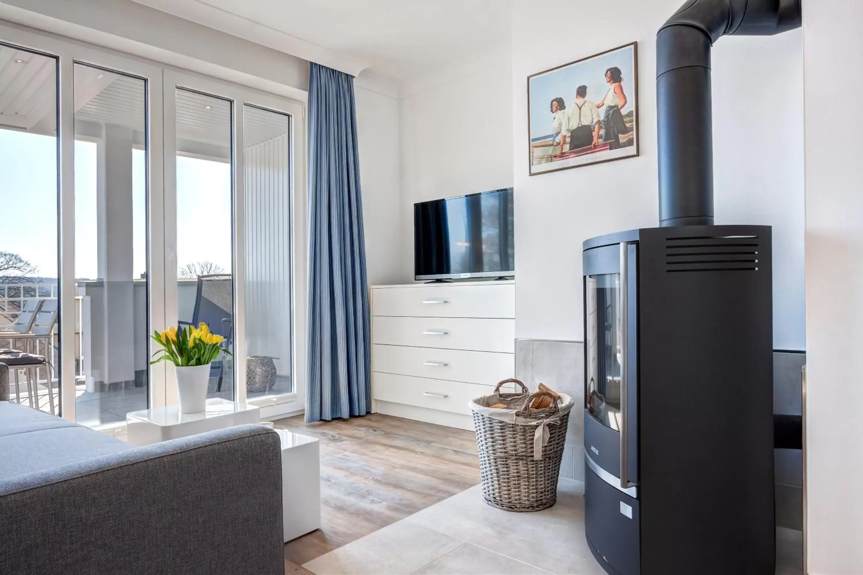 Living room, TV/Entertainment Center in Aparthotel Villa Lea