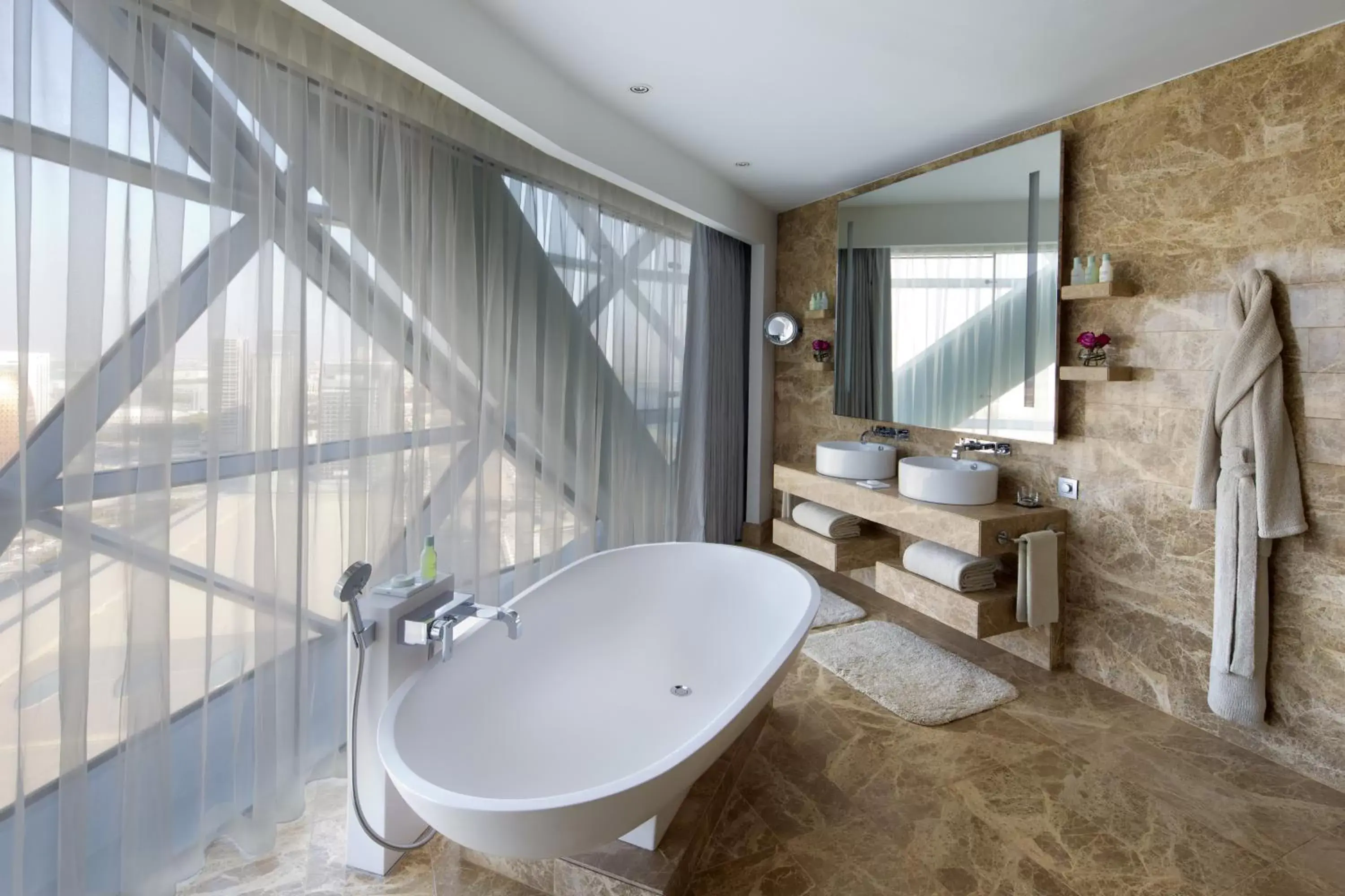 Suite in Andaz Capital Gate Abu Dhabi - a concept by Hyatt