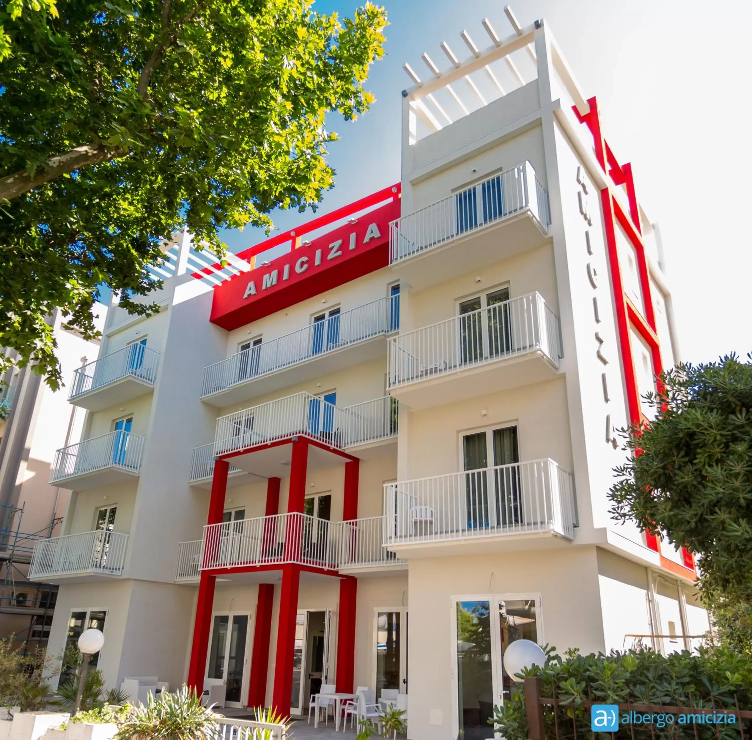 Property building in Hotel Amicizia