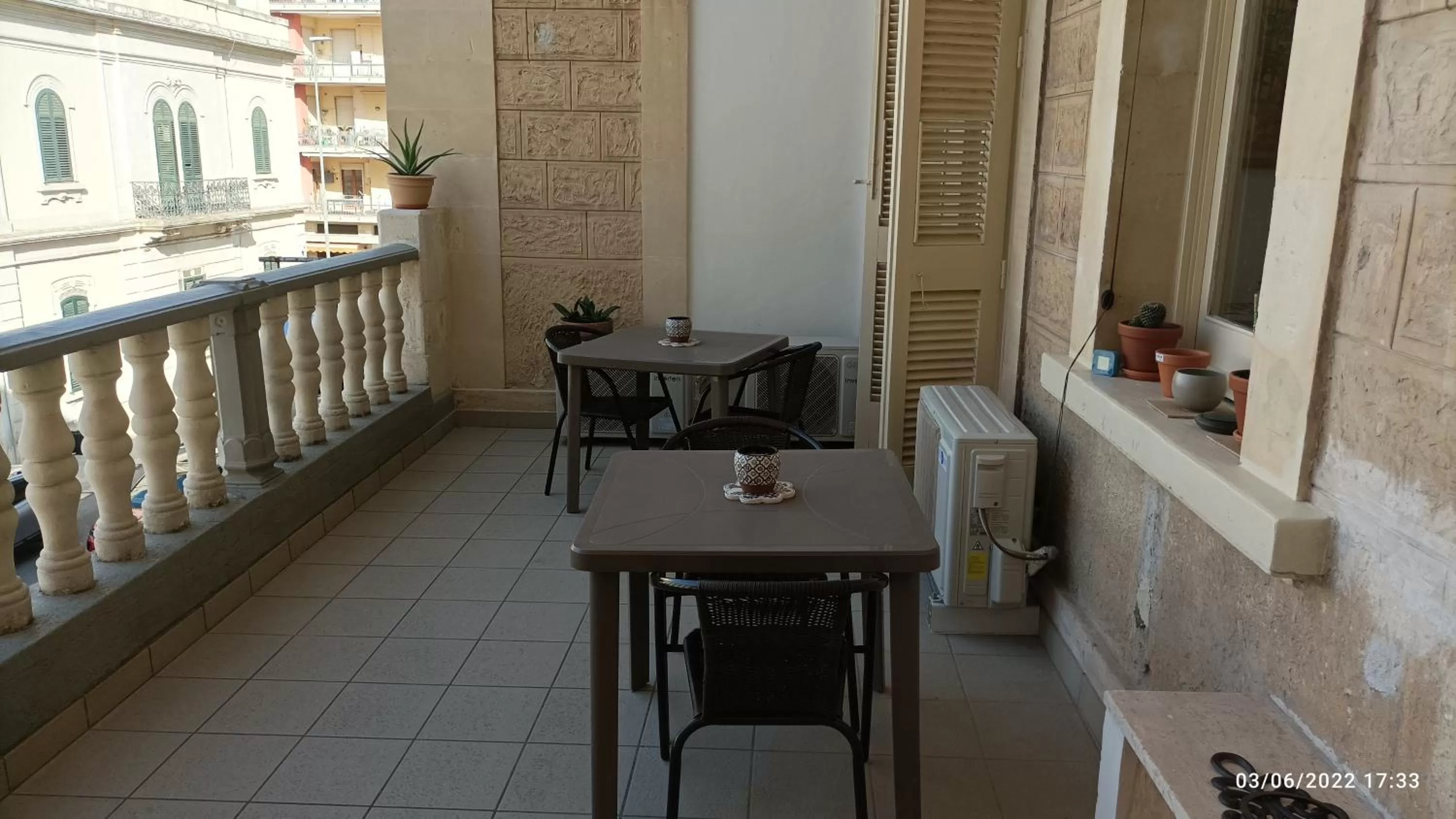 Balcony/Terrace in B&B Acanto Lecce