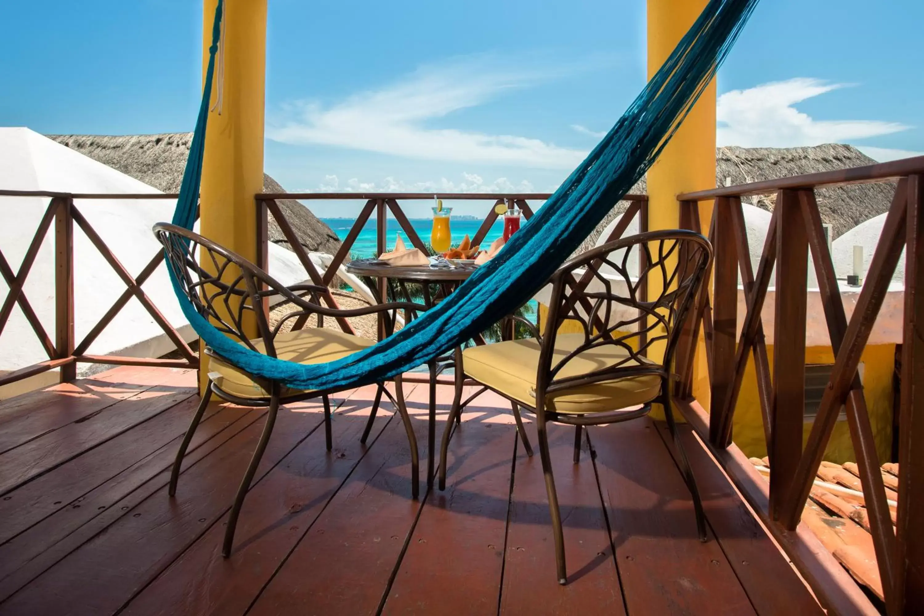 Sea view, Balcony/Terrace in Hotel La Joya Isla Mujeres
