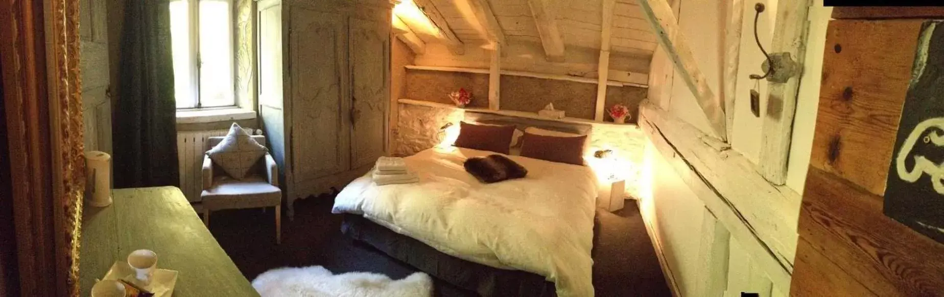 Bedroom, Bed in La Ferme d'Angele