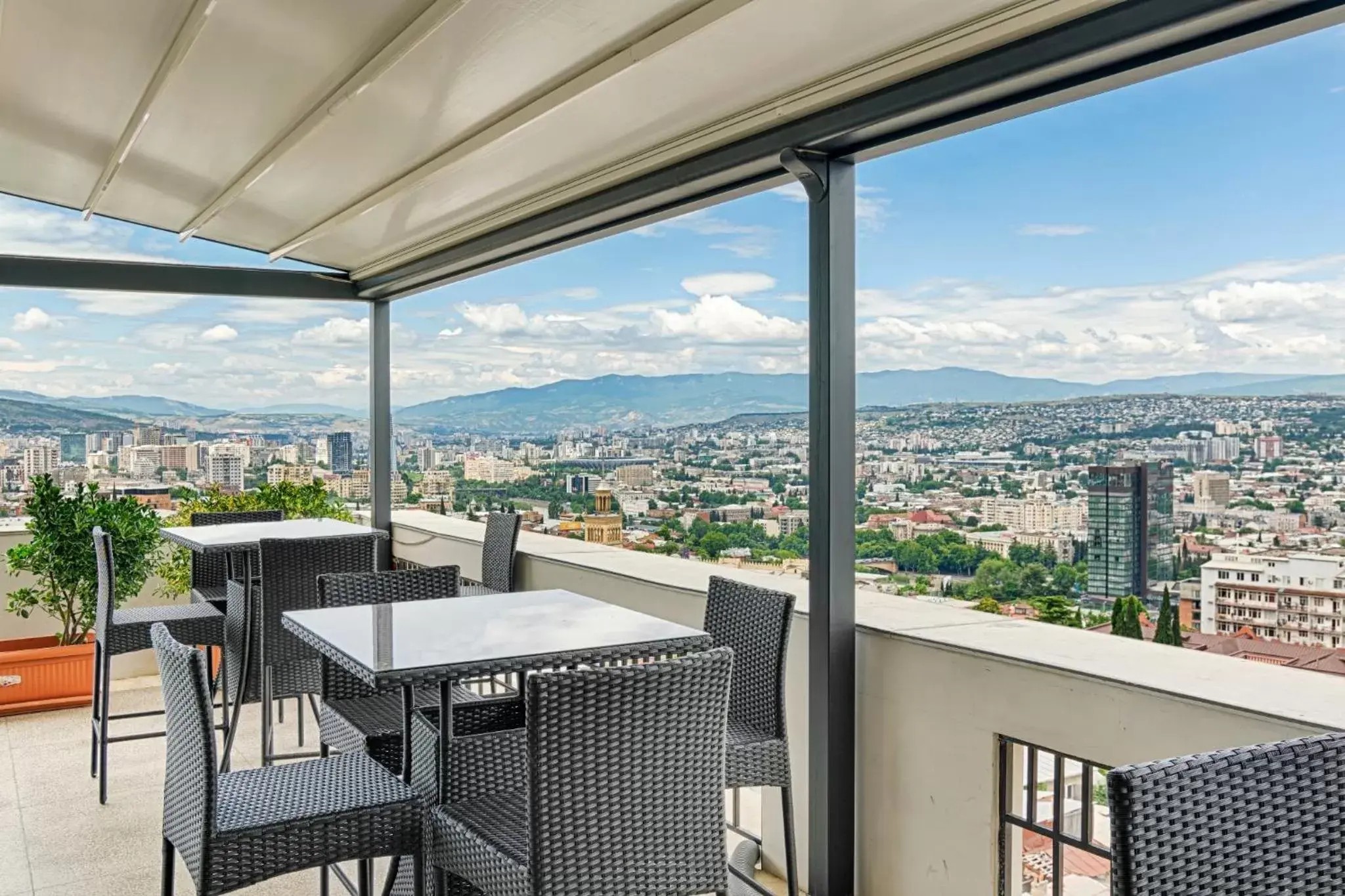 Balcony/Terrace in The Terrace Boutique Hotel