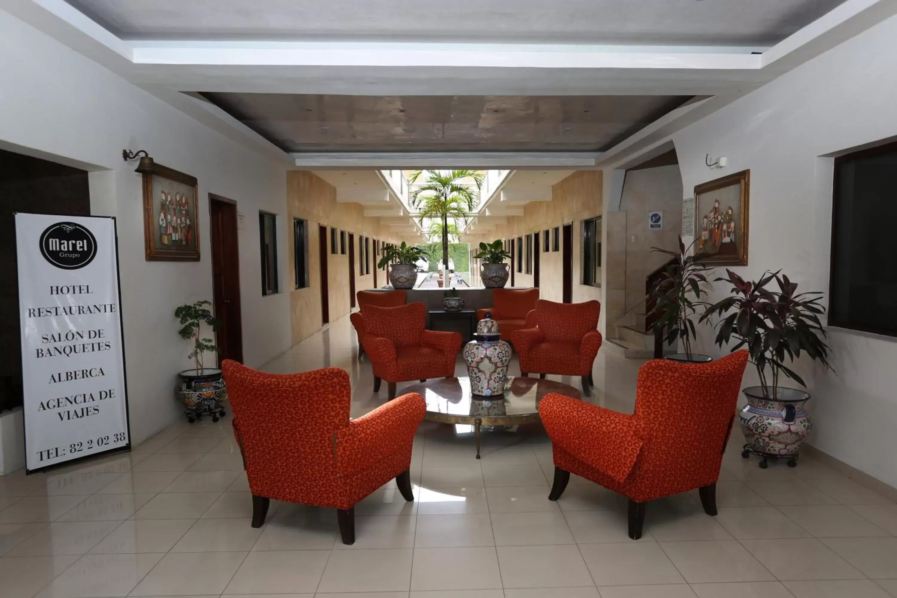 Lobby/Reception in Hotel Marel