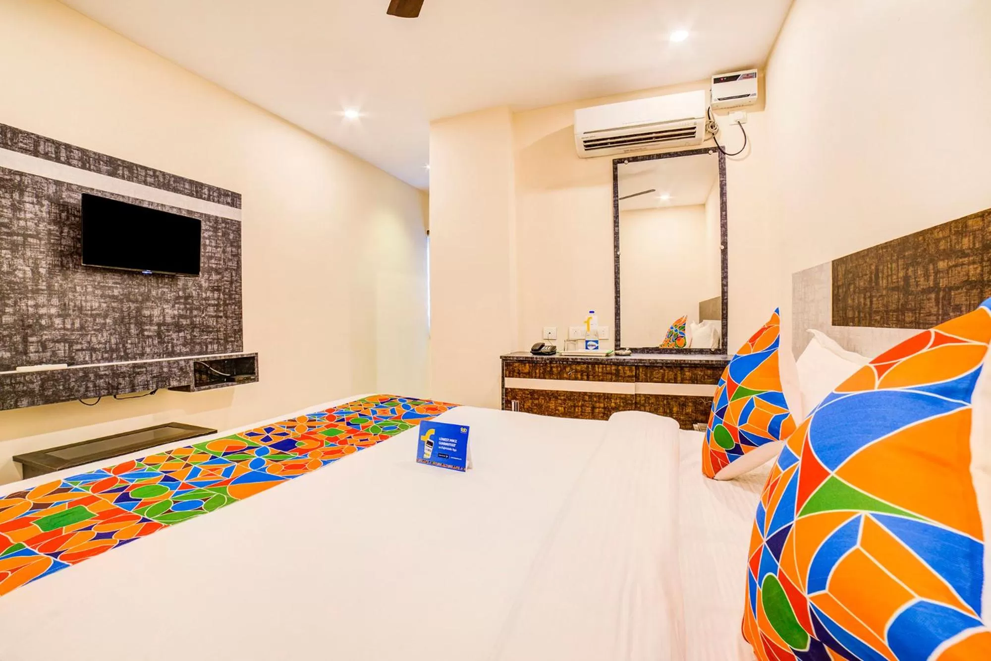 Bedroom, Bed in FabHotel Spark Inn Dwarakanagar
