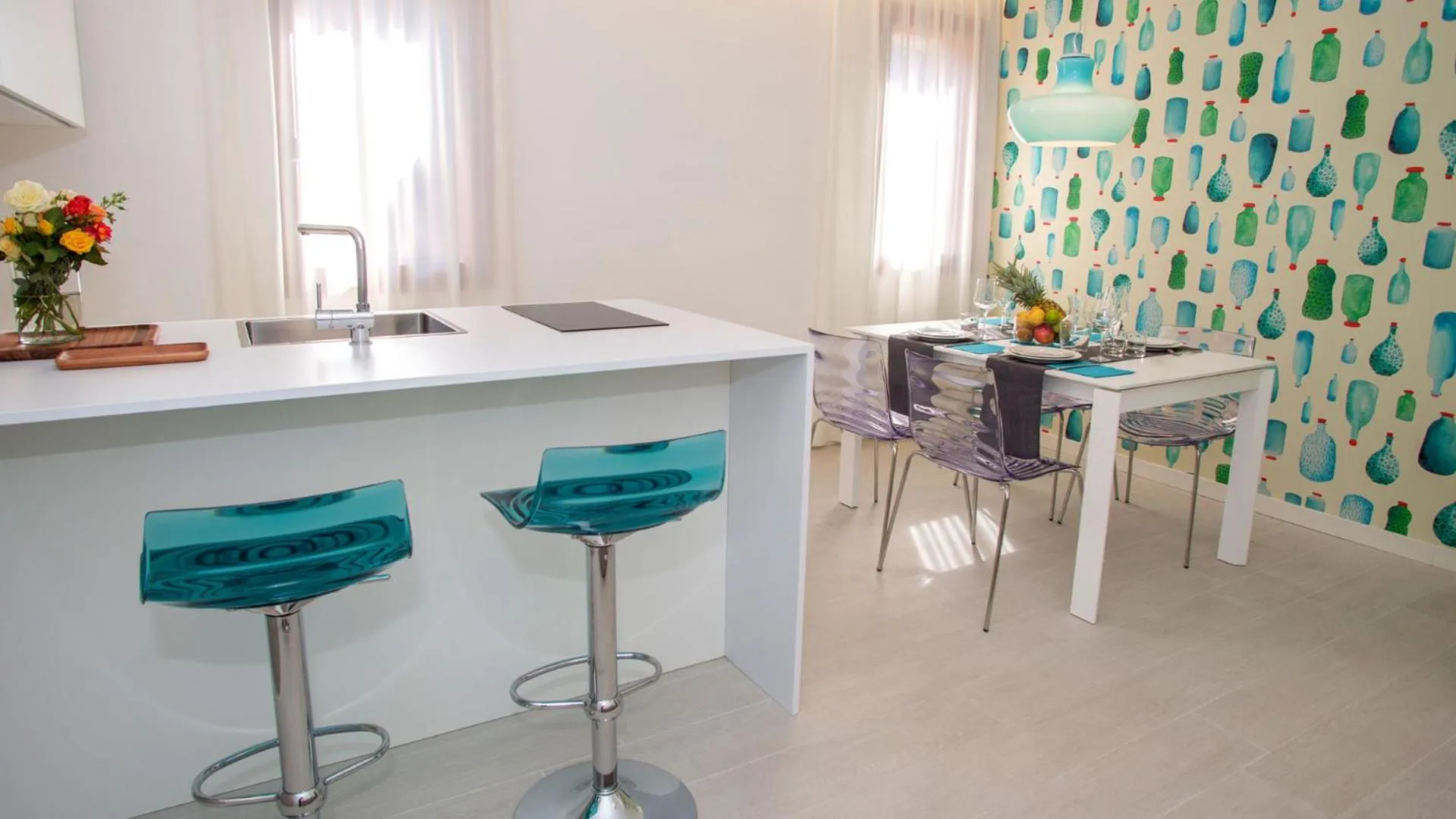 Kitchen or kitchenette in Hotel President