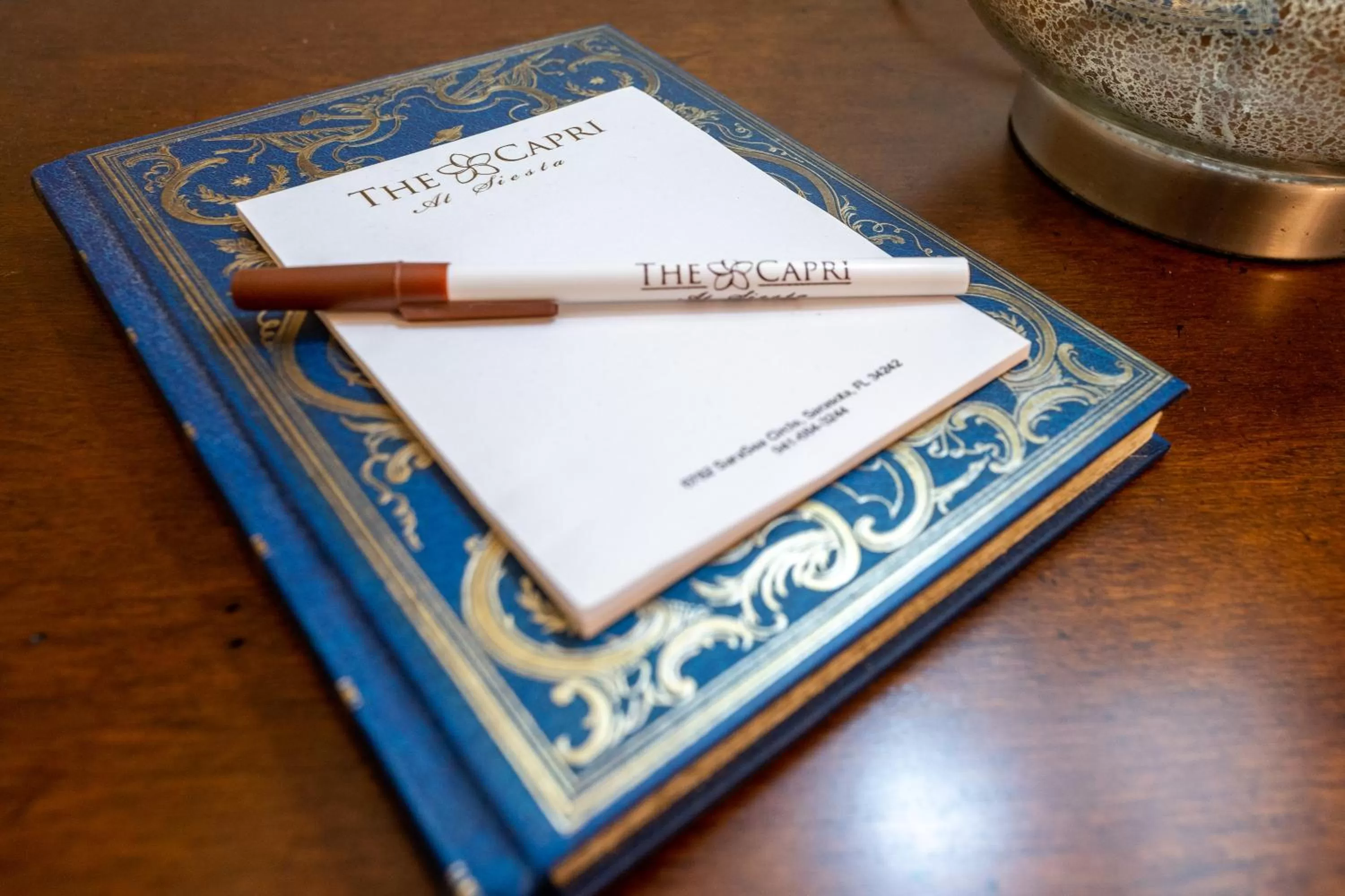 Living room in The Capri at Siesta