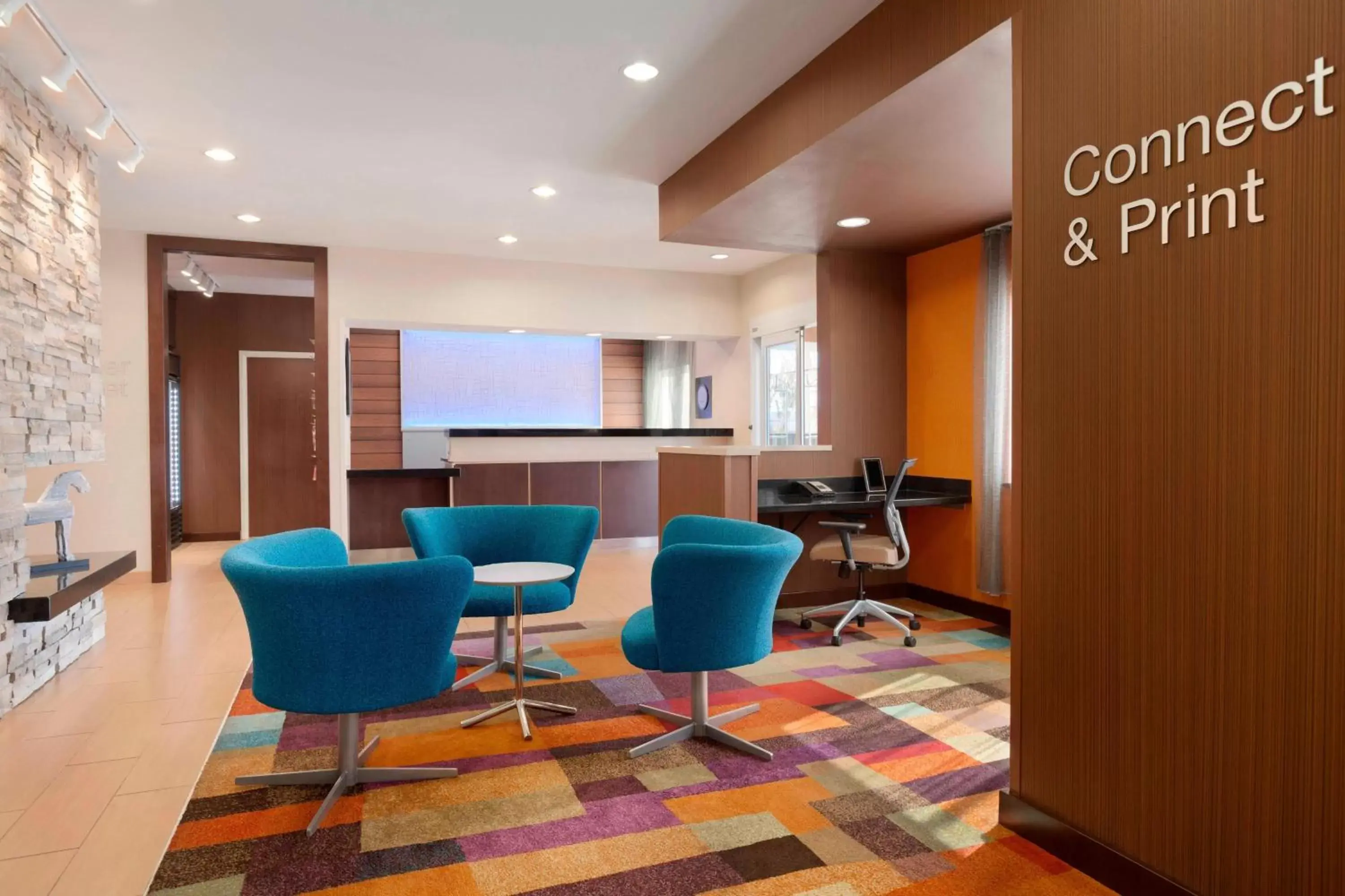 Lobby or reception in Fairfield Inn & Suites Longview