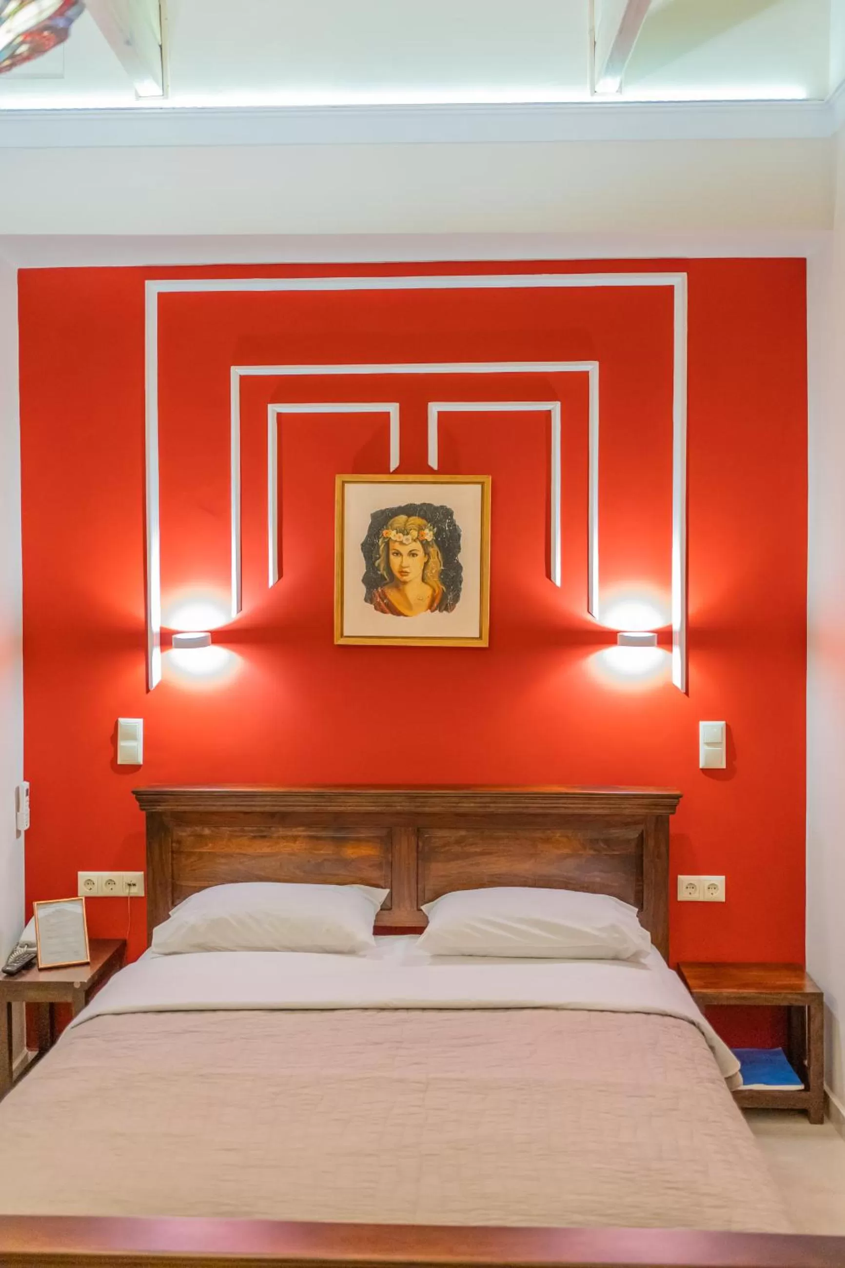 Bed in The Stone Manor , Noho boutique hotel Thissio