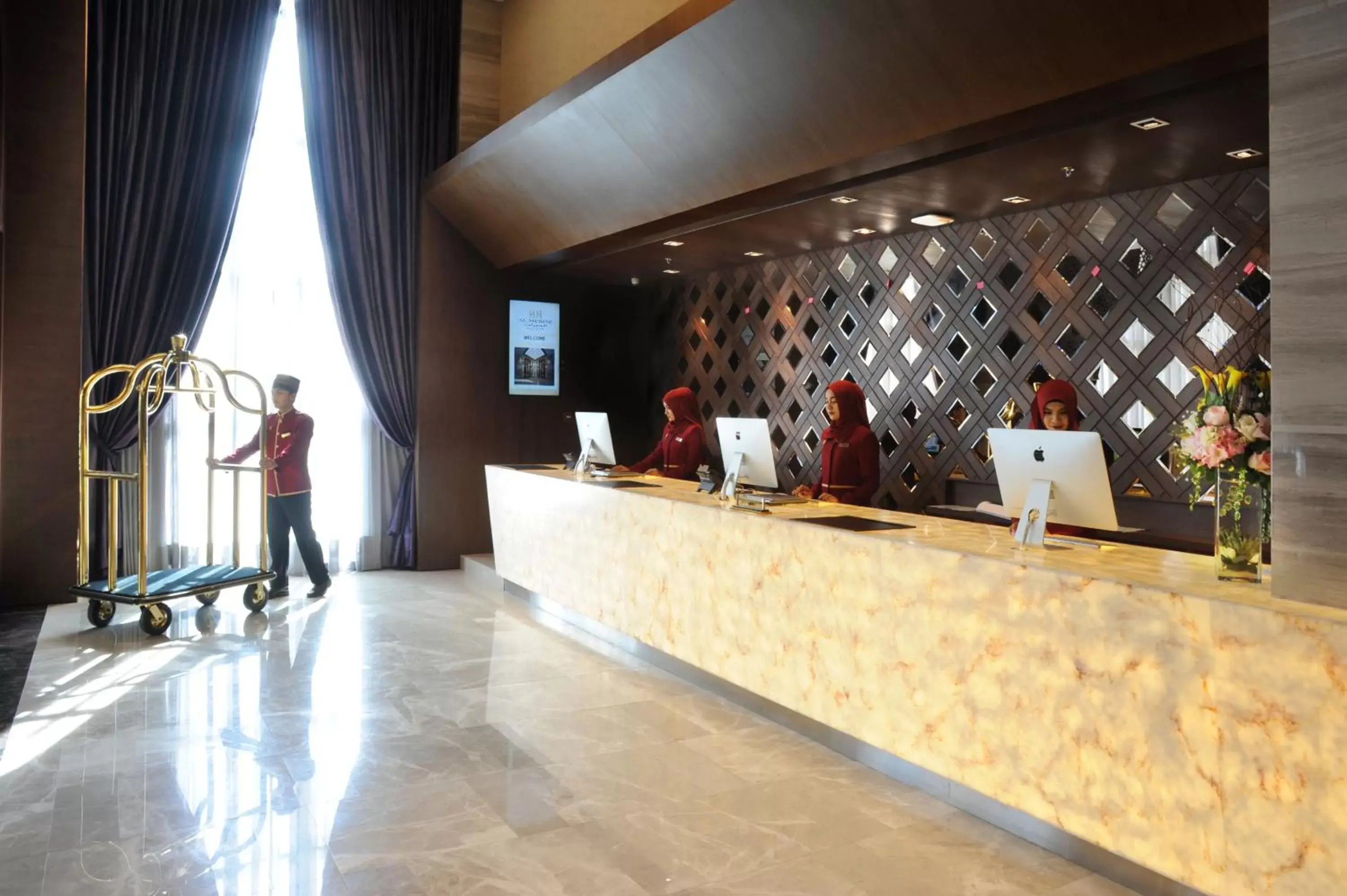 Lobby or reception, Lobby/Reception in Al Meroz Hotel Bangkok - The Leading Halal Hotel