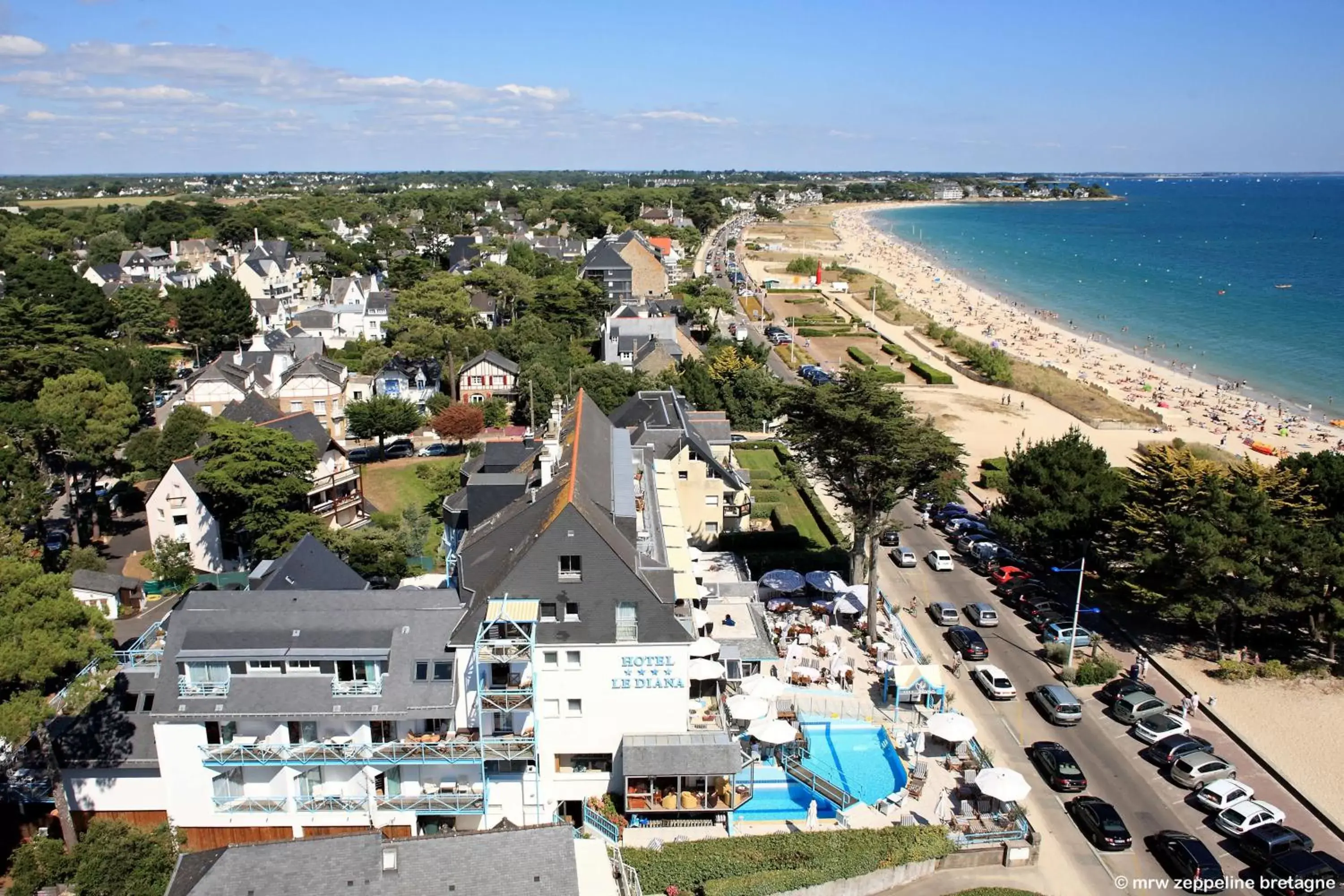 Neighbourhood, Bird's-eye View in Le Diana Hôtel & Spa NUXE