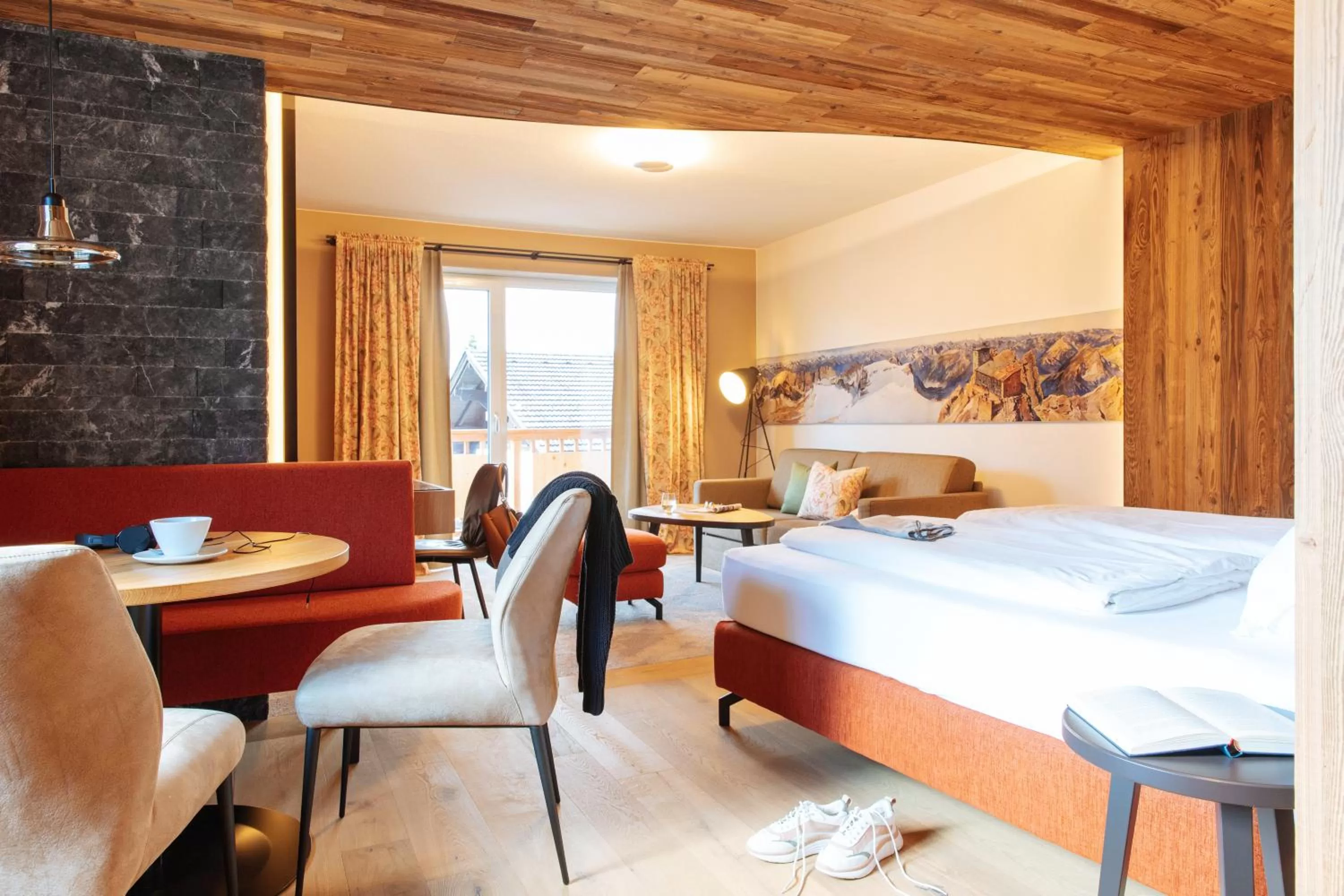 Bedroom, Bed in Hotel Sonnenspitze