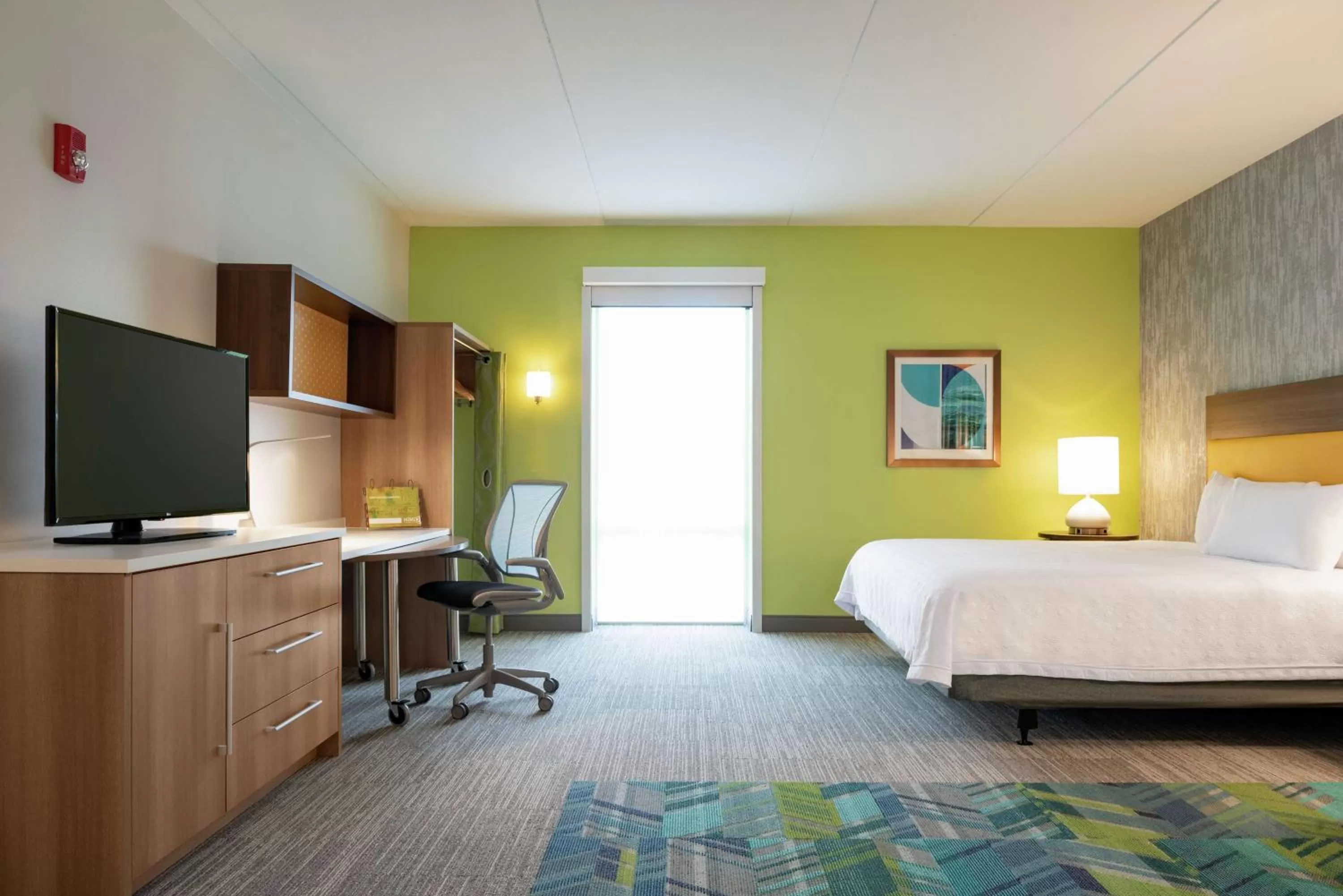 Bedroom, Bed in Home2 Suites By Hilton Dayton/Beavercreek, Oh