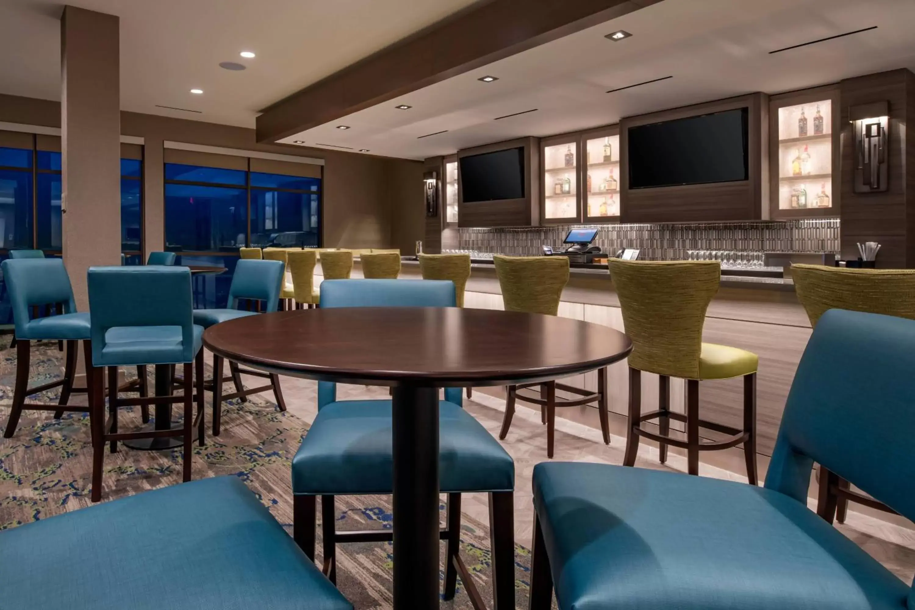 Lobby or reception, Lounge/Bar in SpringHill Suites By Marriott Wrentham Plainville