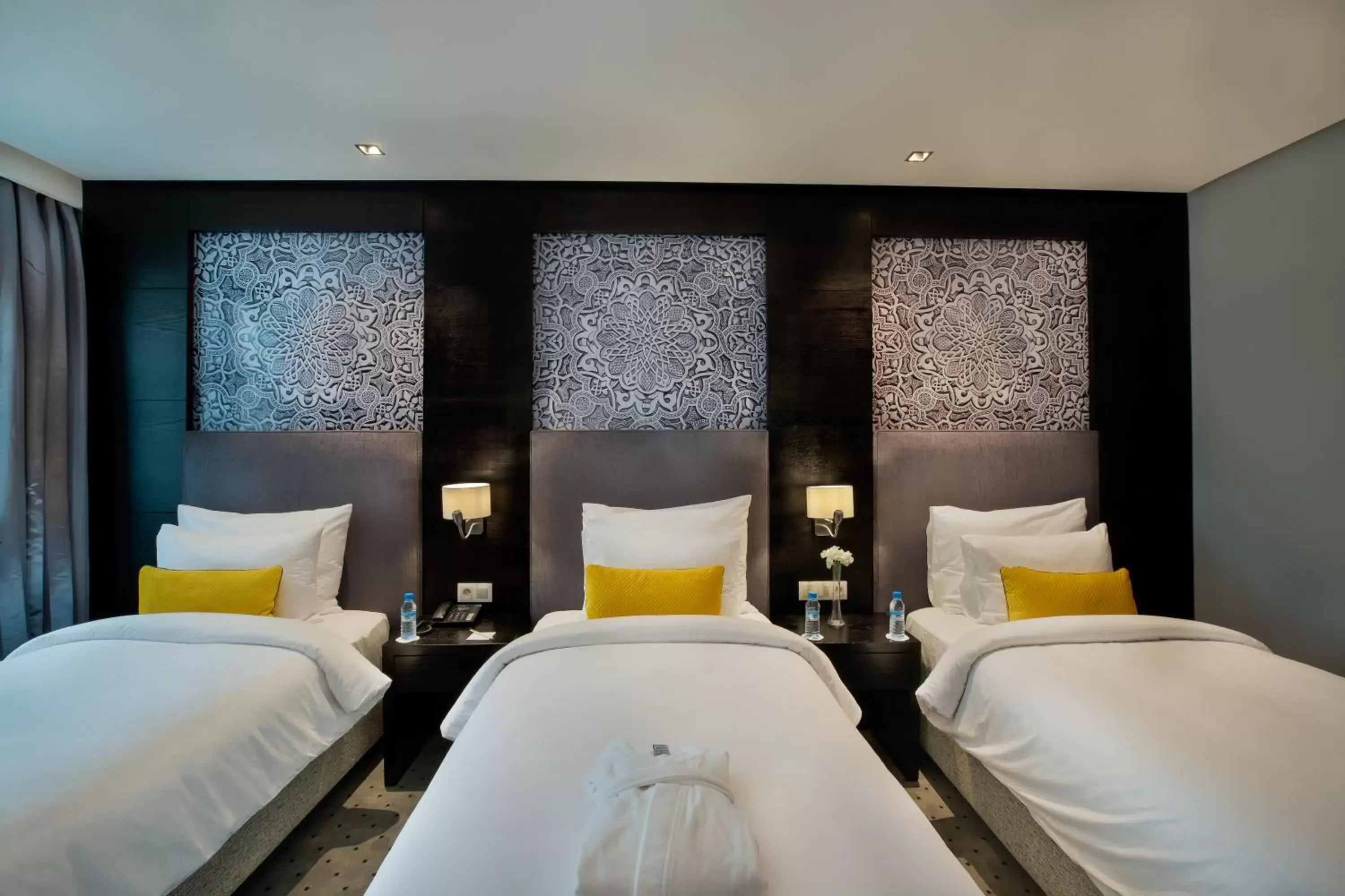 Bed in ODYSSEE Boutique Hotel Casablanca