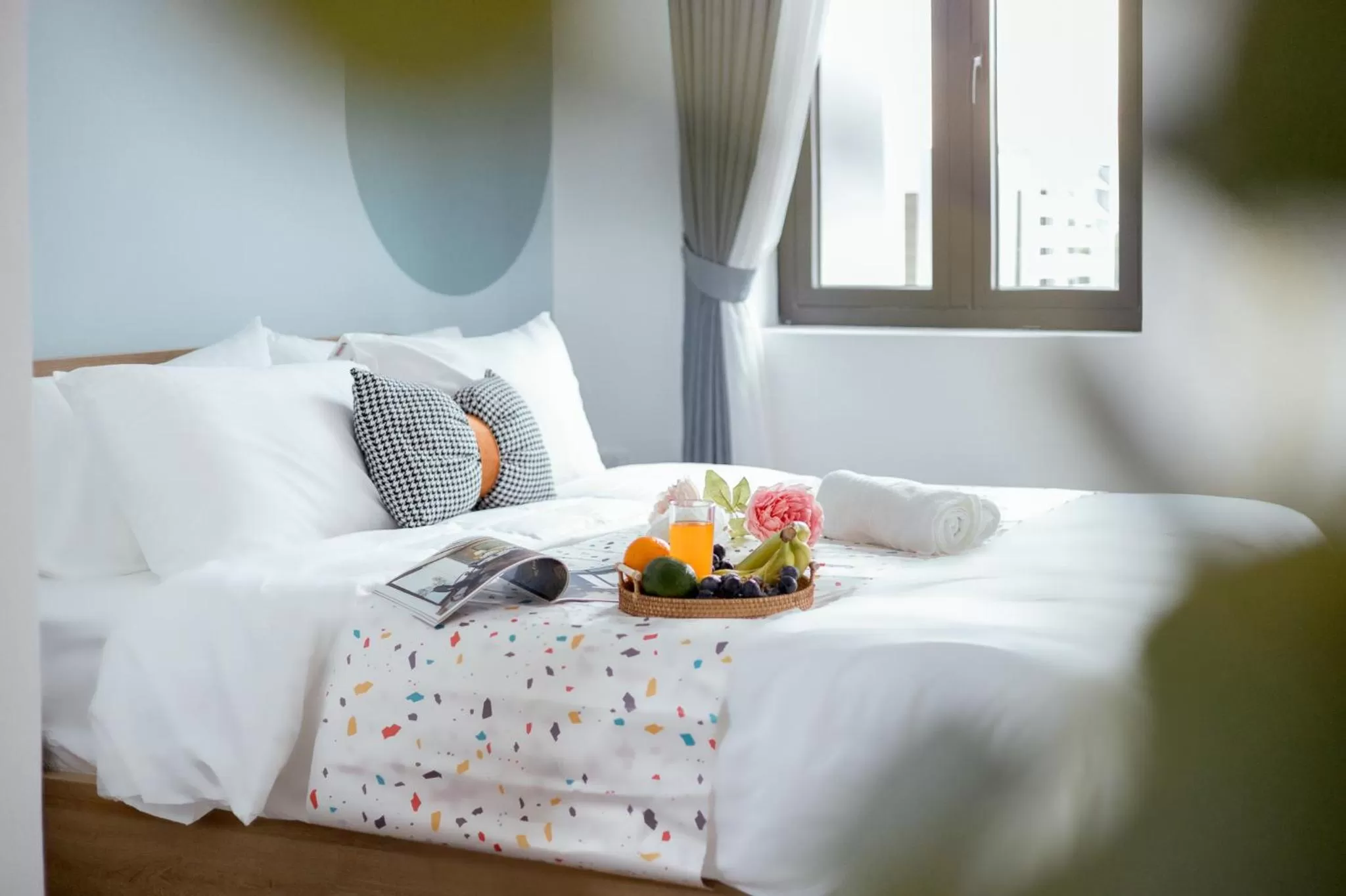 Bed in Crescendo Boutique Studio