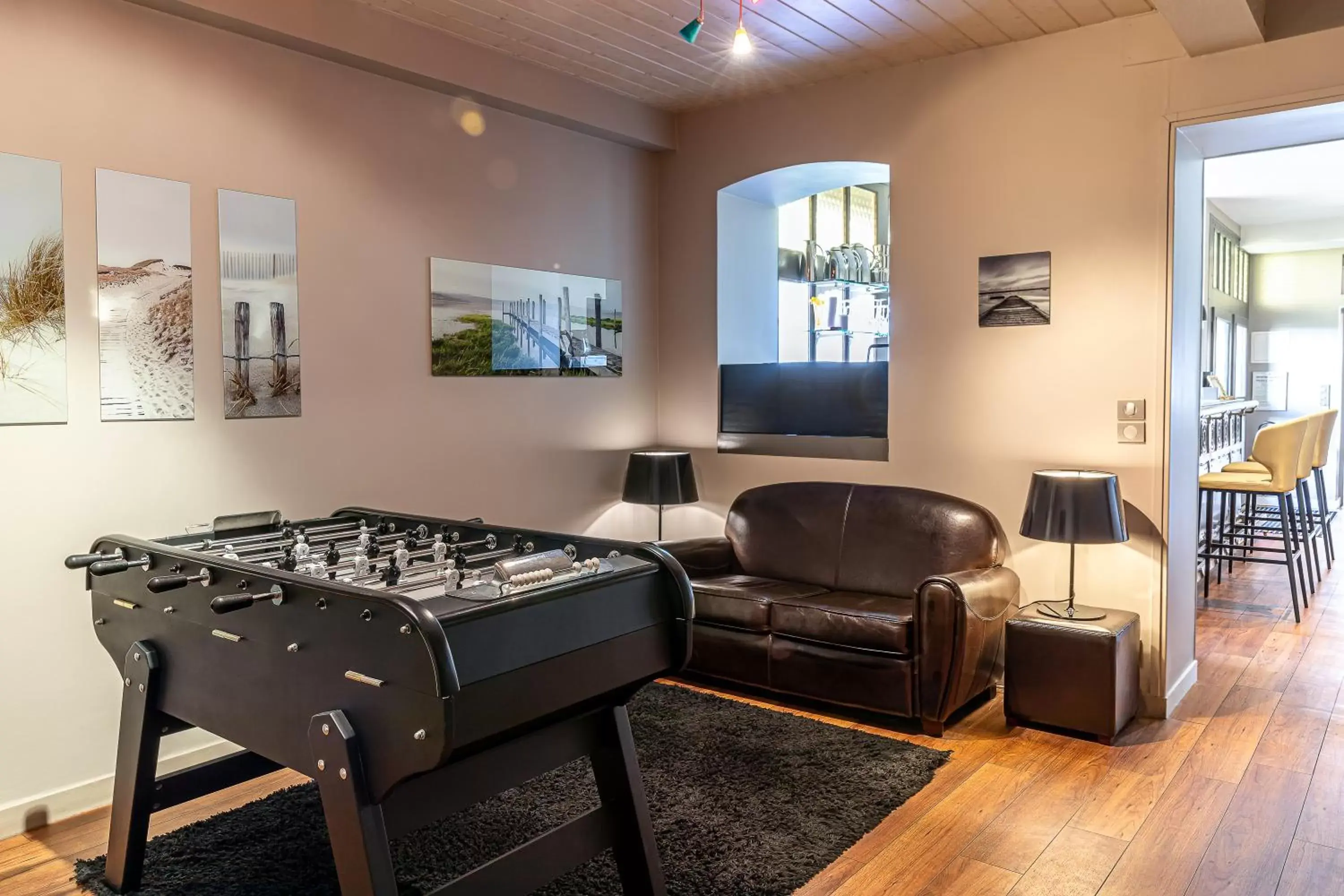 Lobby or reception in Hotel Des Dunes Lobby or reception in Hotel Des Dunes