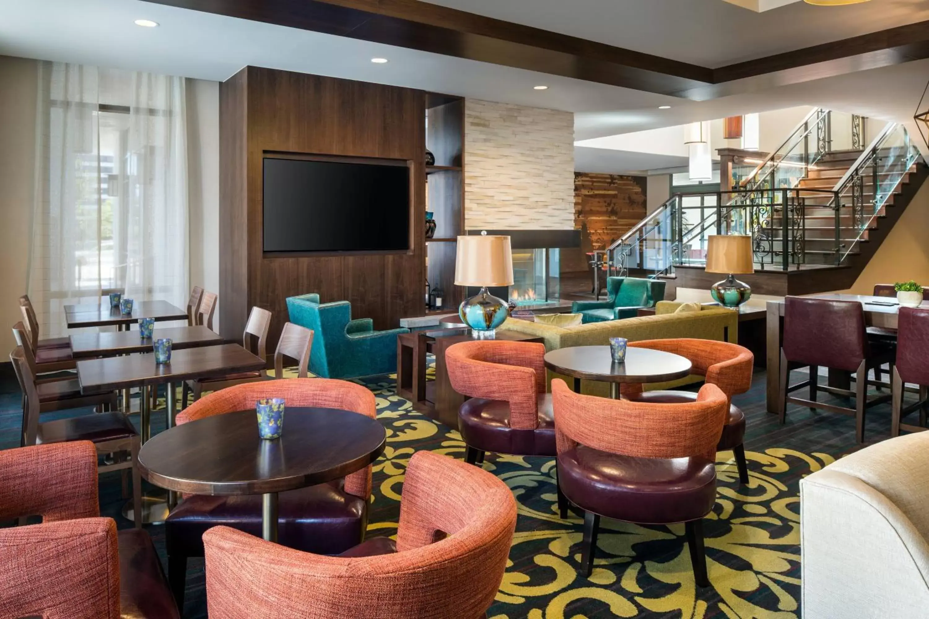 Lobby or reception, Lounge/Bar in Residence Inn by Marriott Los Angeles Pasadena/Old Town