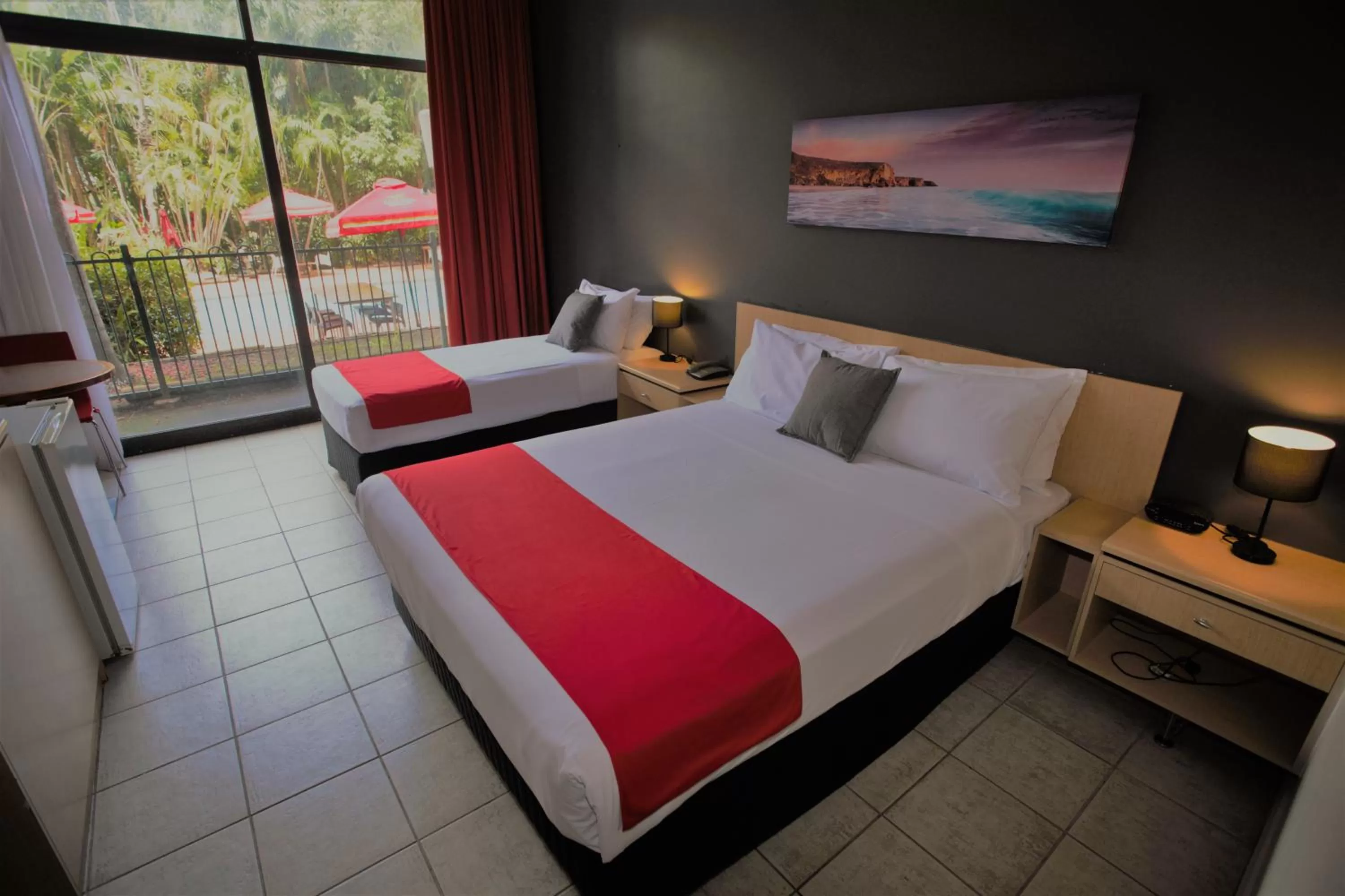 Pool view in Frontier Hotel Darwin