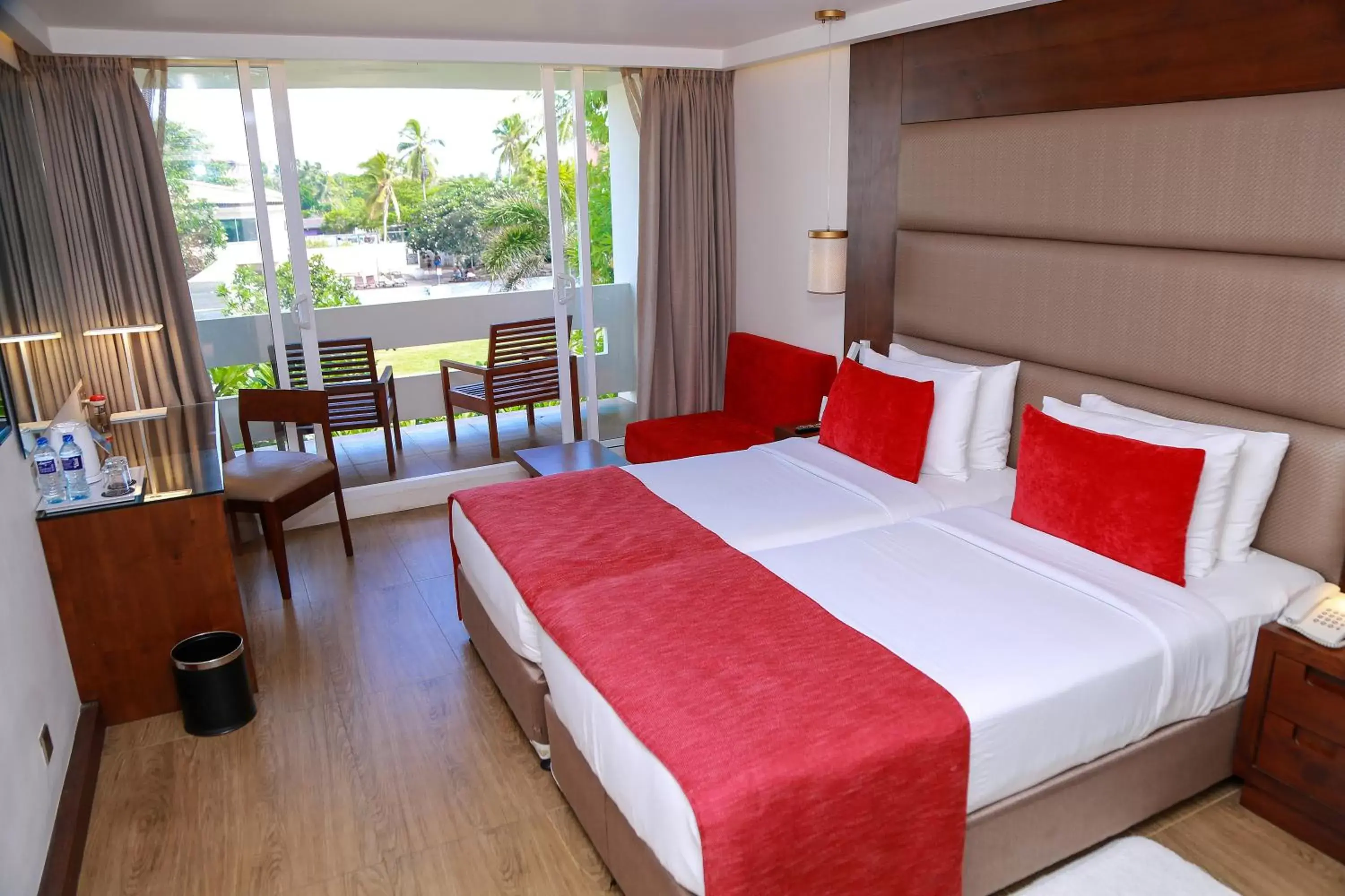 Bed in Pegasus Reef Hotel