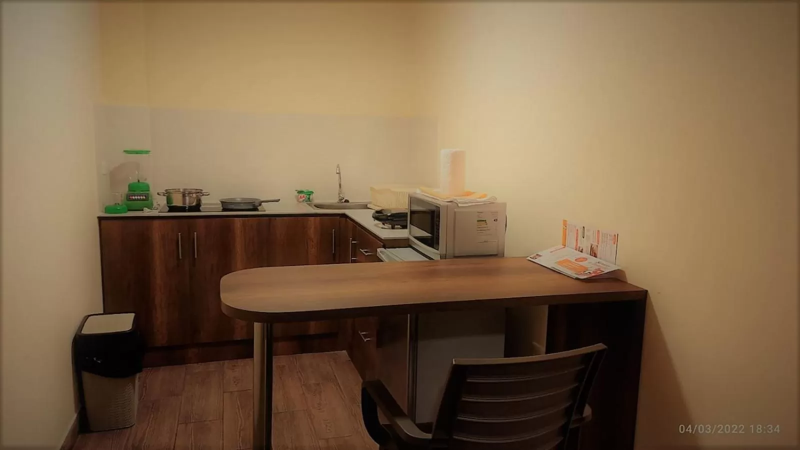 Kitchen or kitchenette in Apart Cayambe