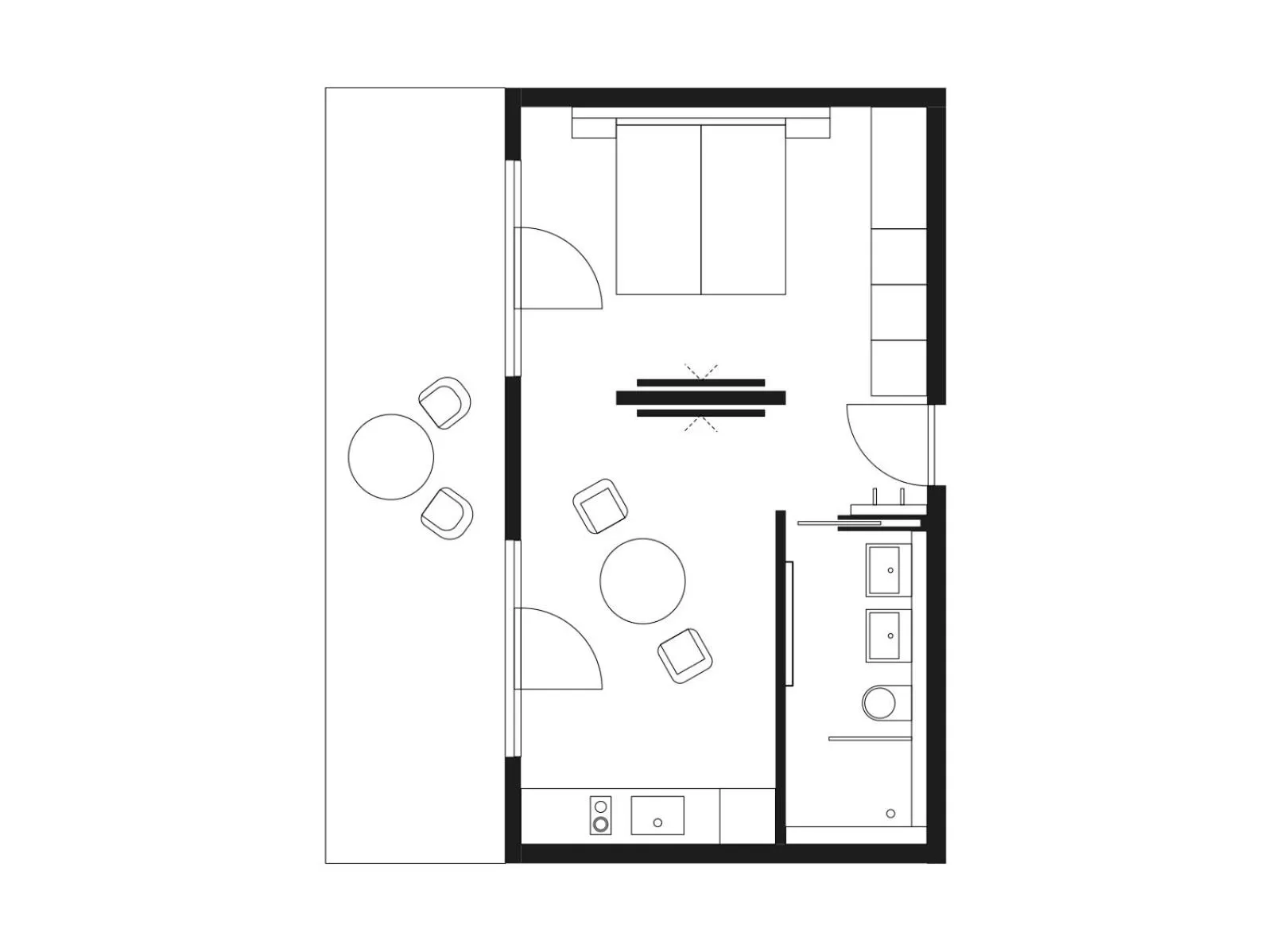 Floor plan in livisit bergapartments