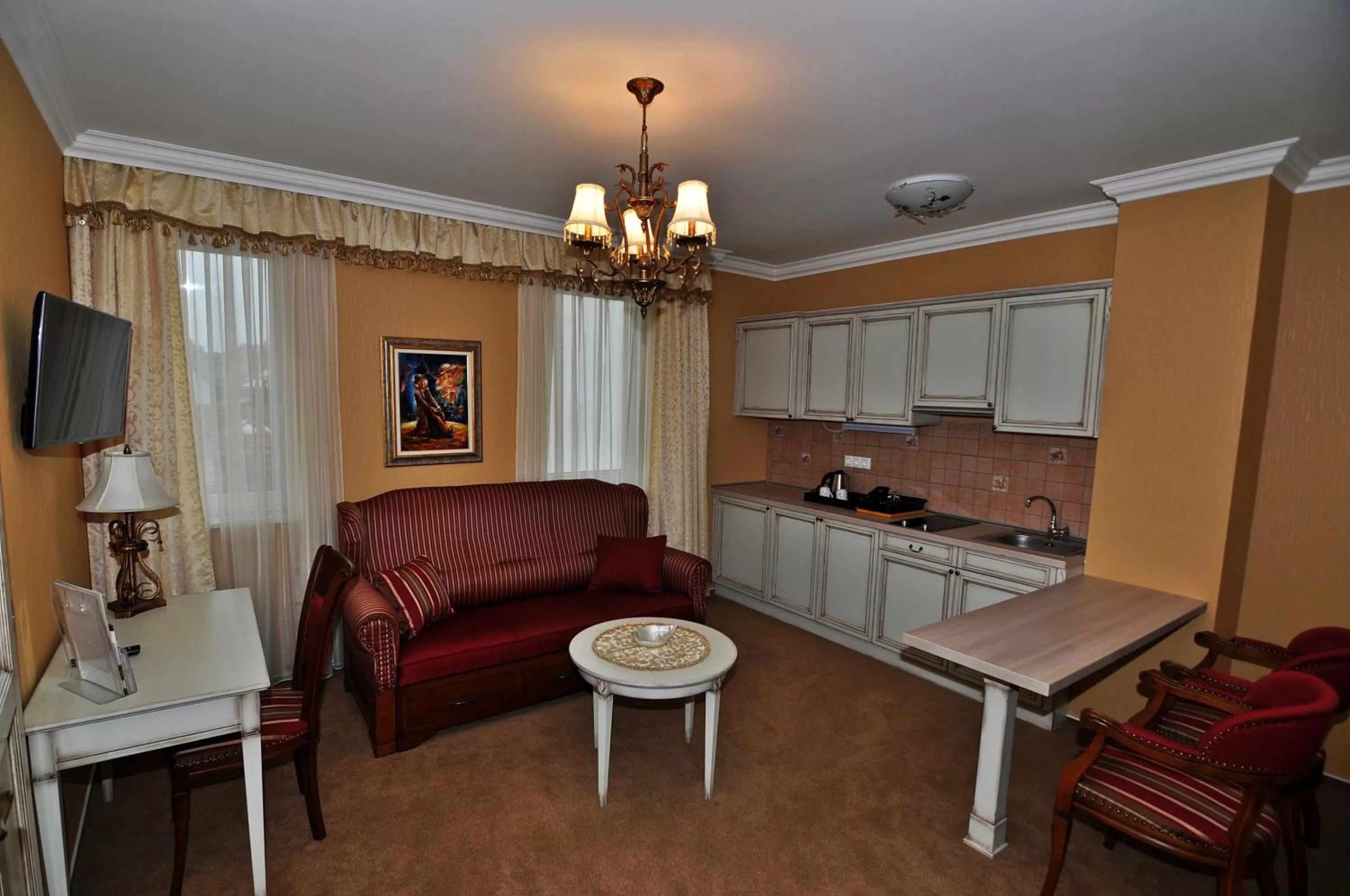 Kitchen or kitchenette in Hotel Villa Classica