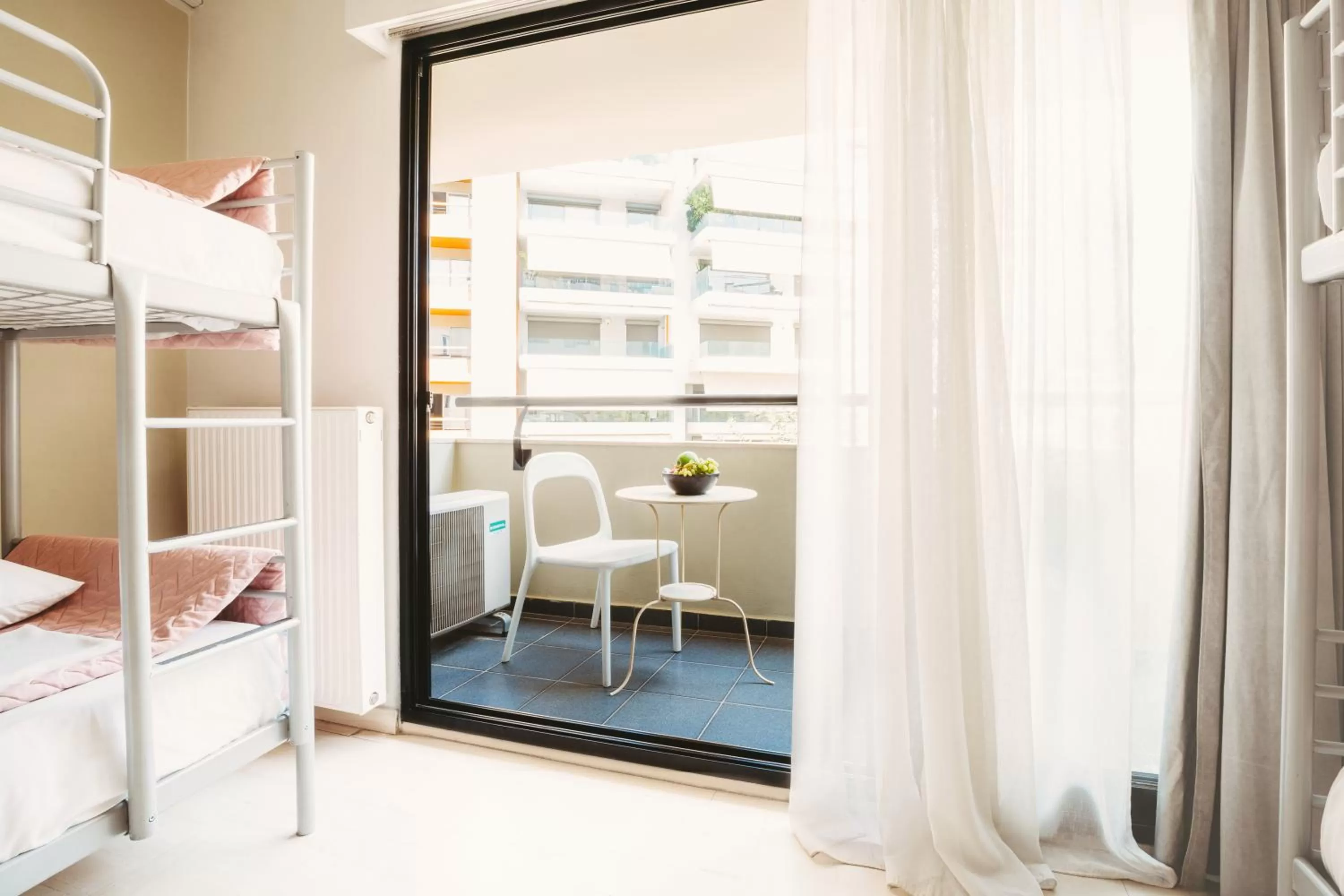 Balcony/Terrace, Bed in Athens Studios