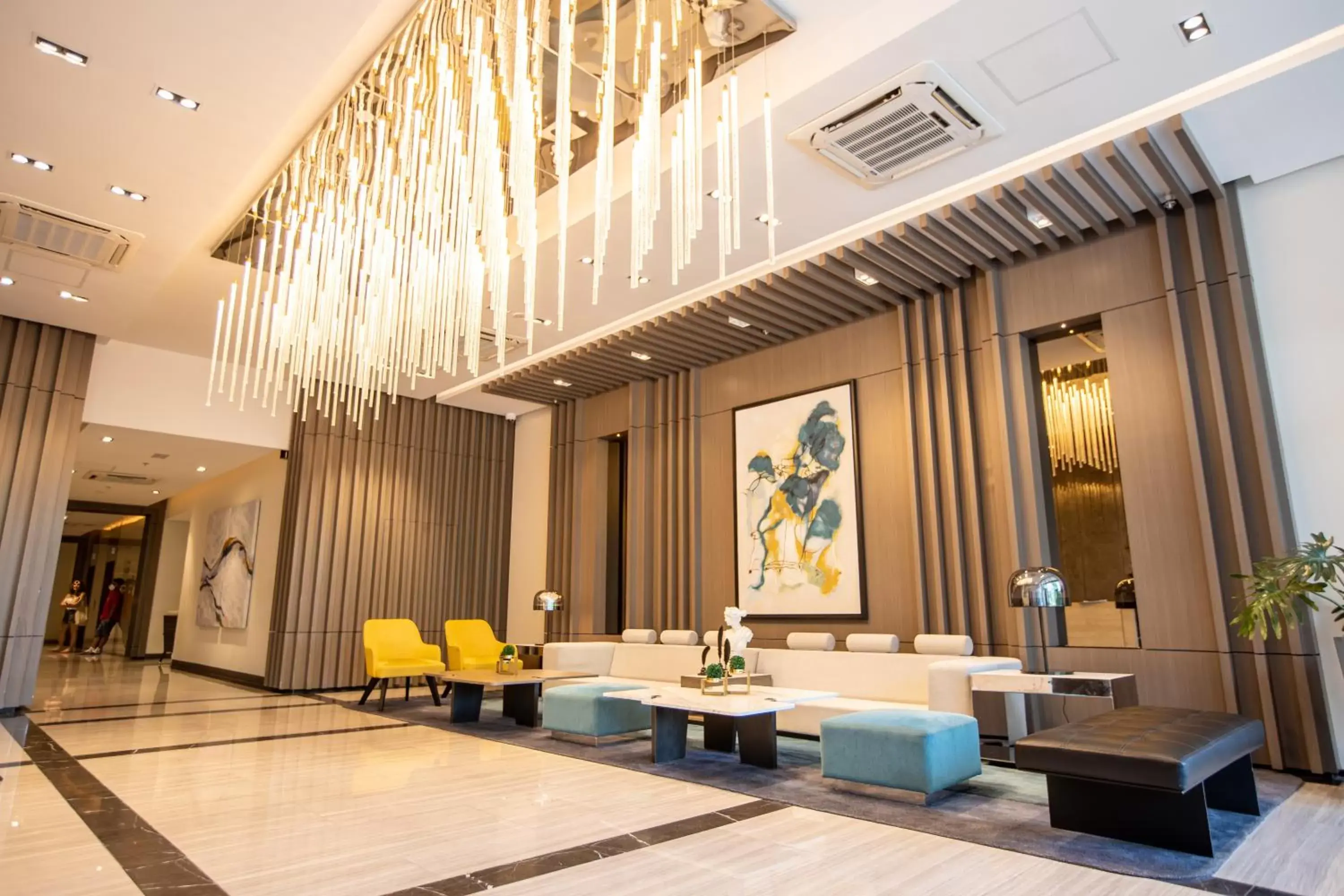 Lobby or reception in 1BR Suite in Uptown BGC Lobby or reception in 1BR Suite in Uptown BGC