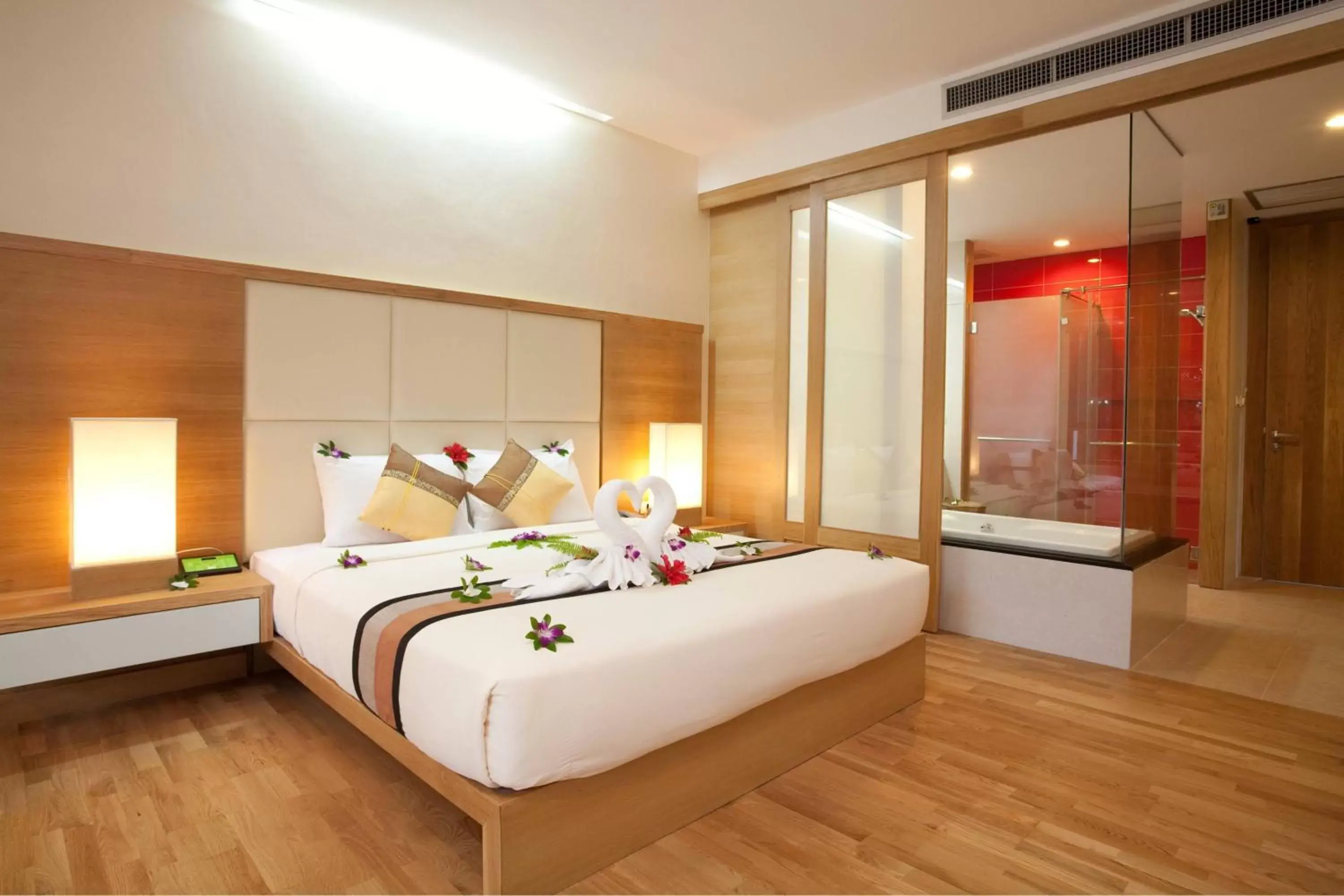 Bed in Chang Buri Resort & Spa