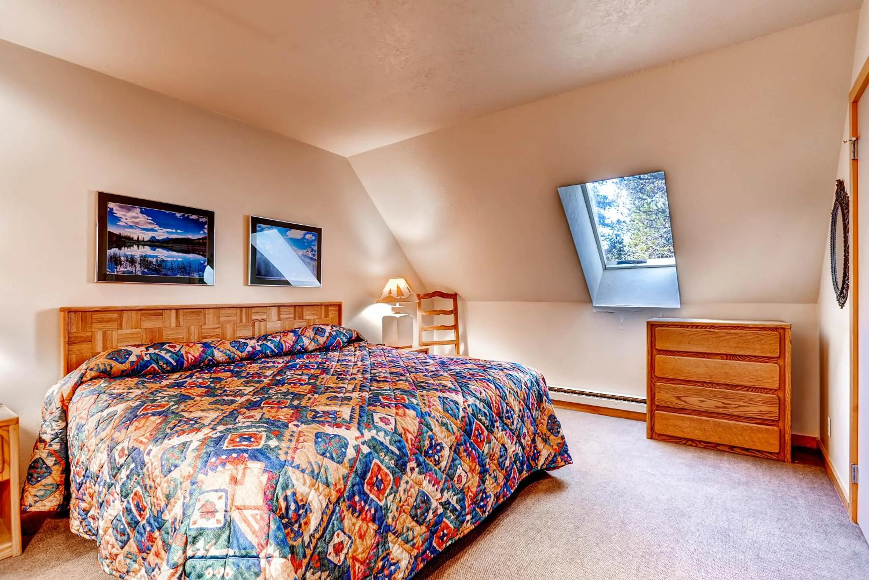 Bed in Evergreen Condominiums by Keystone Resort