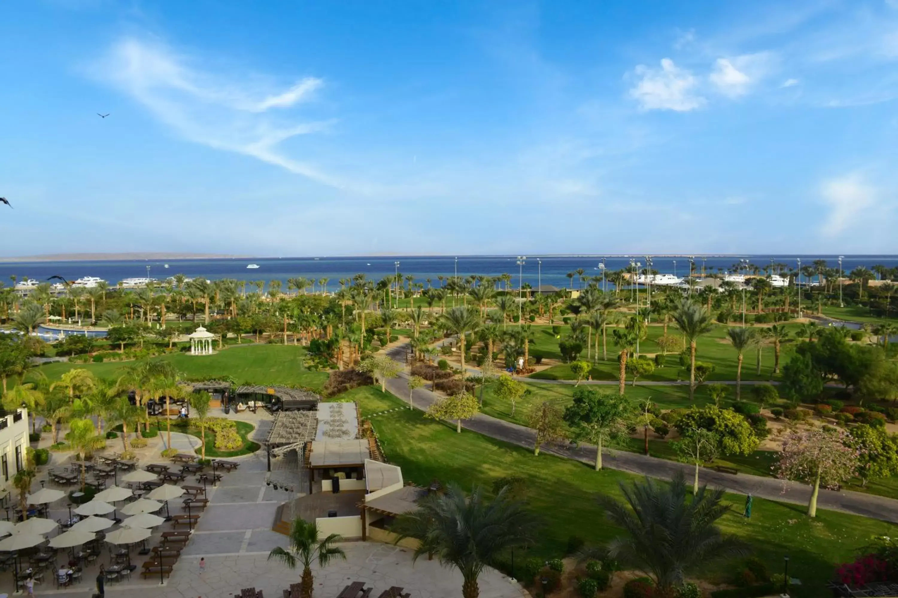 View (from property/room), Bird's-eye View in Steigenberger Aldau Beach Hotel