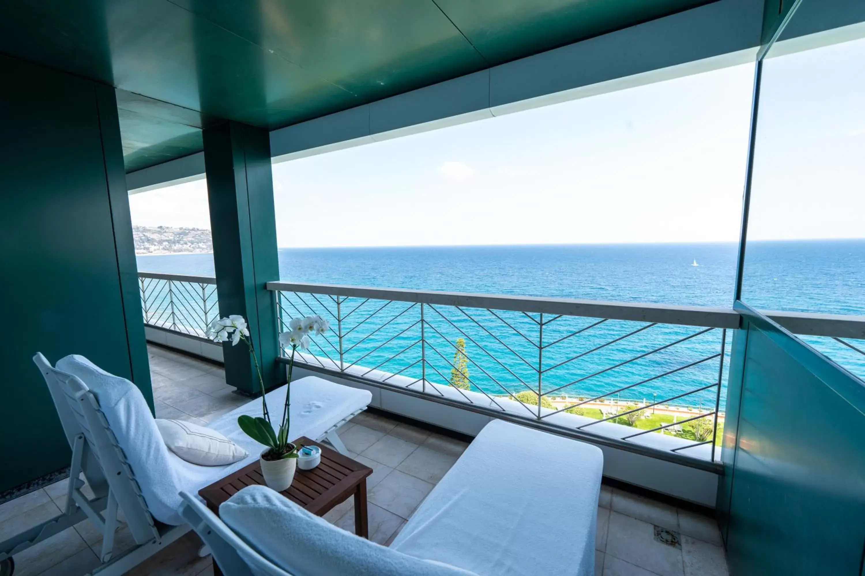 Balcony/Terrace, Sea View in Grand Hotel Del Mare Resort & Spa