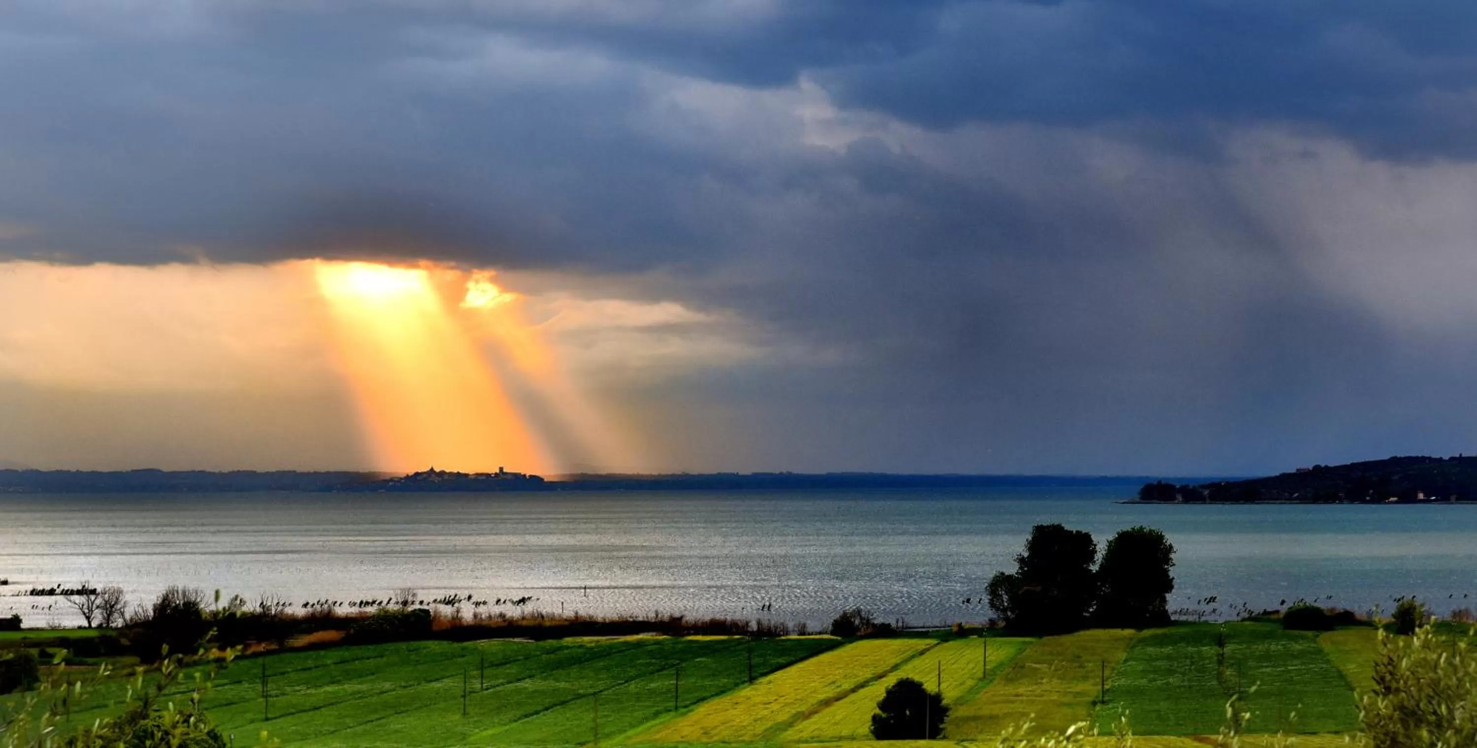Lake view in Tenuta Badia '99