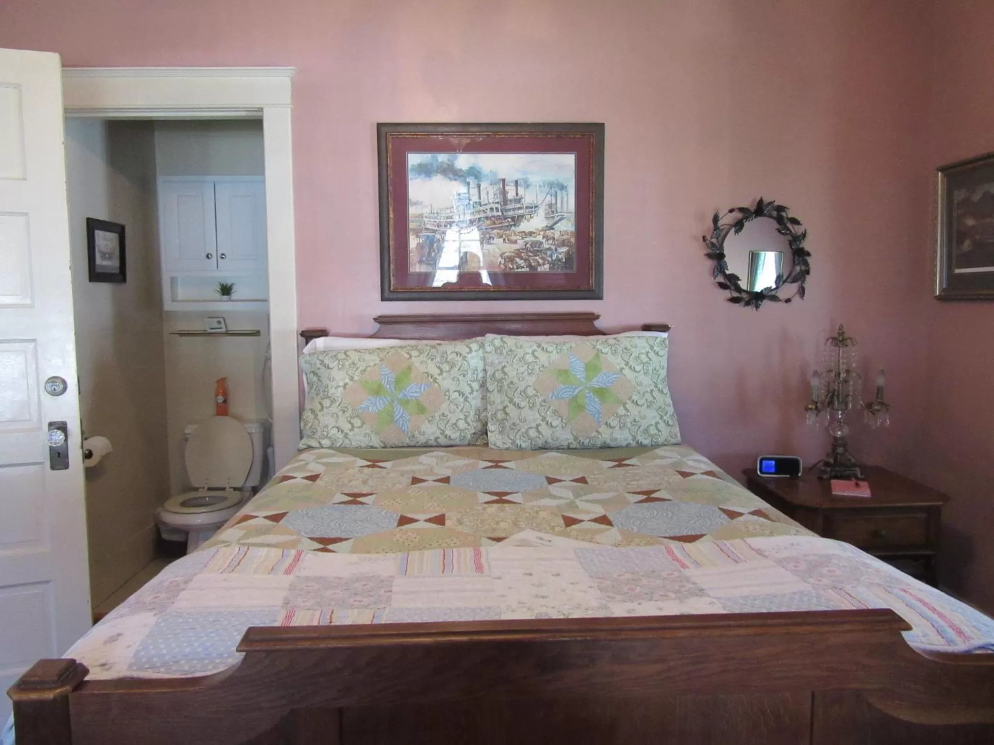 Bed in The Carriage House