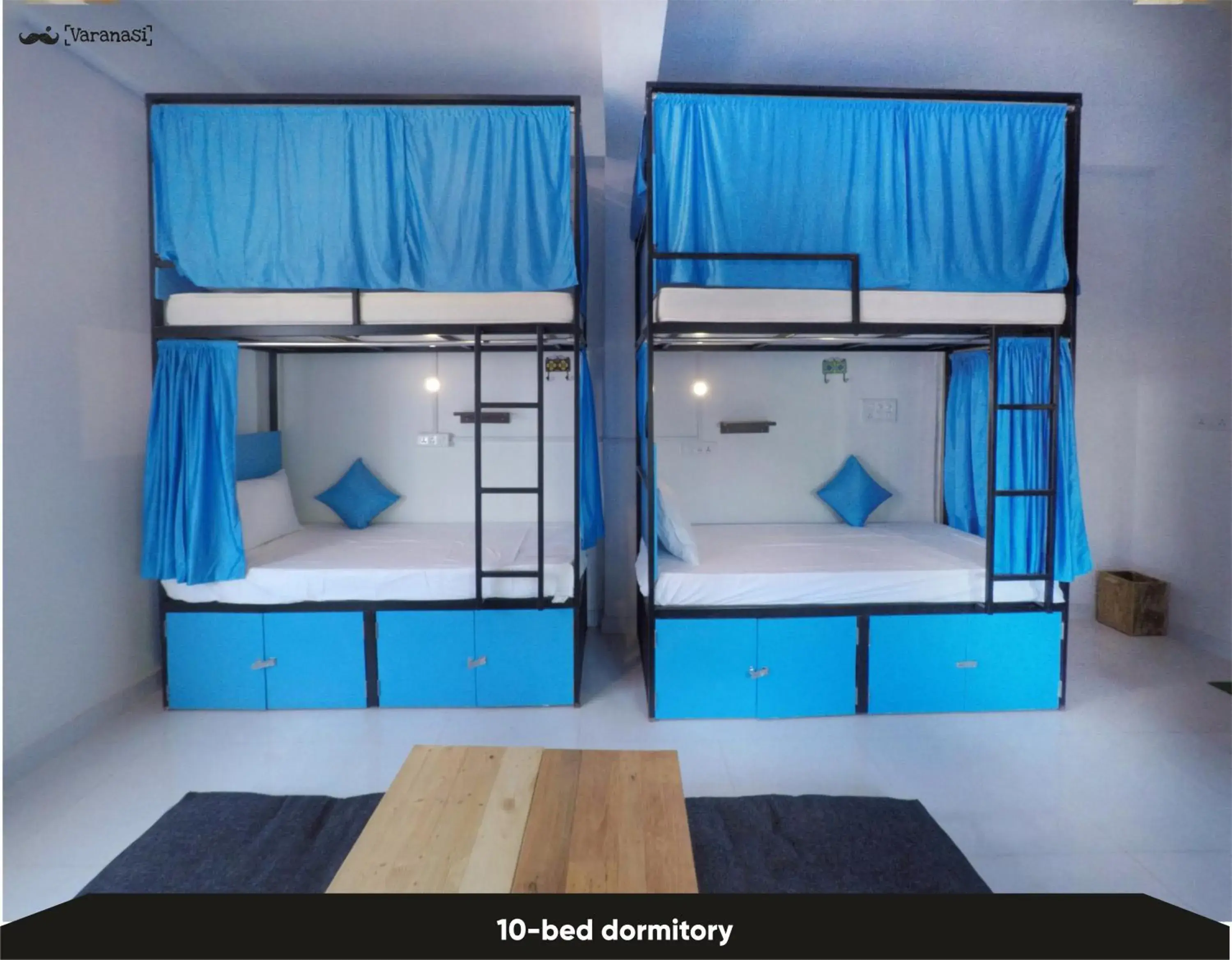 Bunk Bed in Moustache Hostel Varanasi