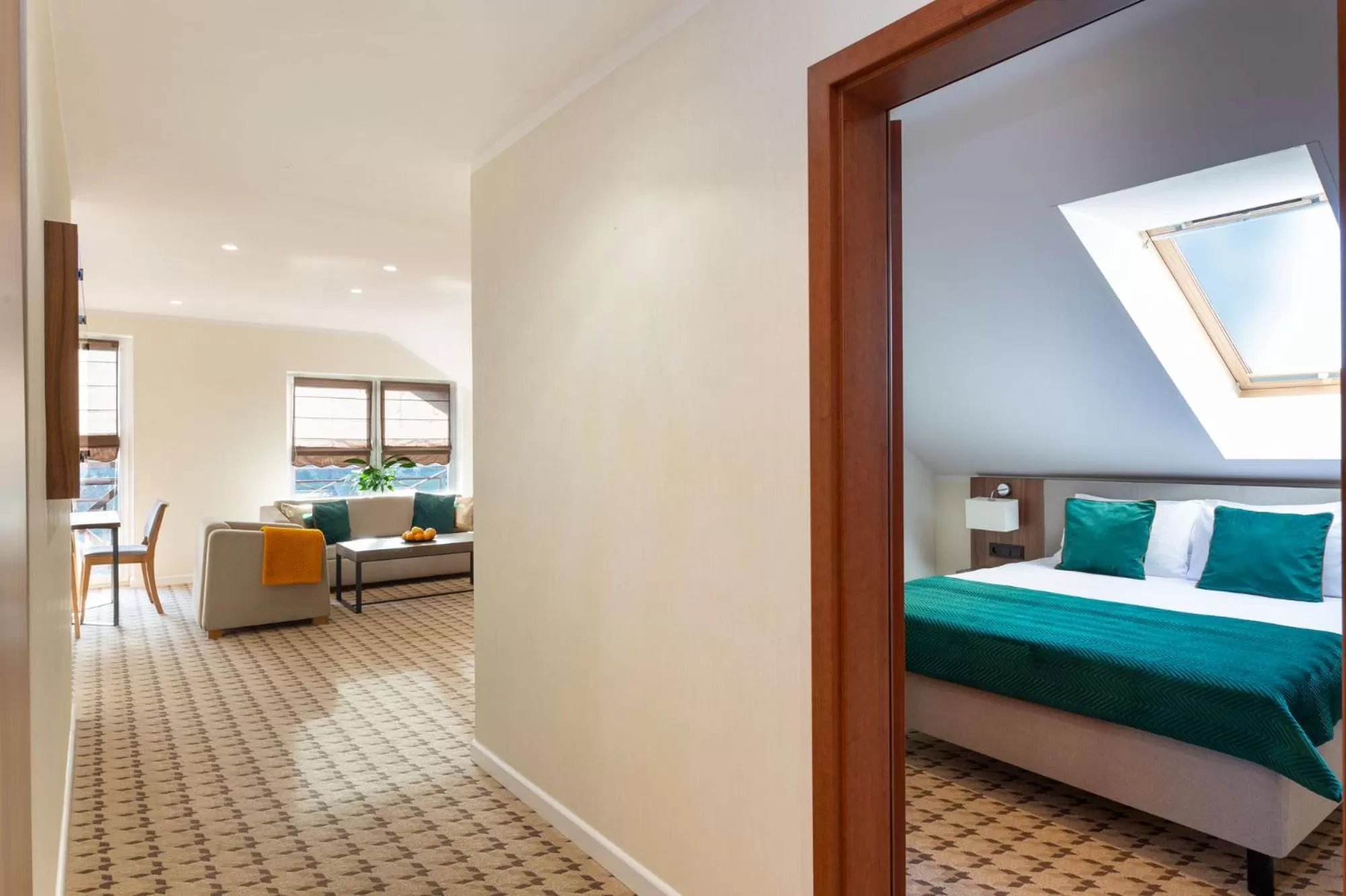 Bed in Hotel Verde Montana Wellness & Spa