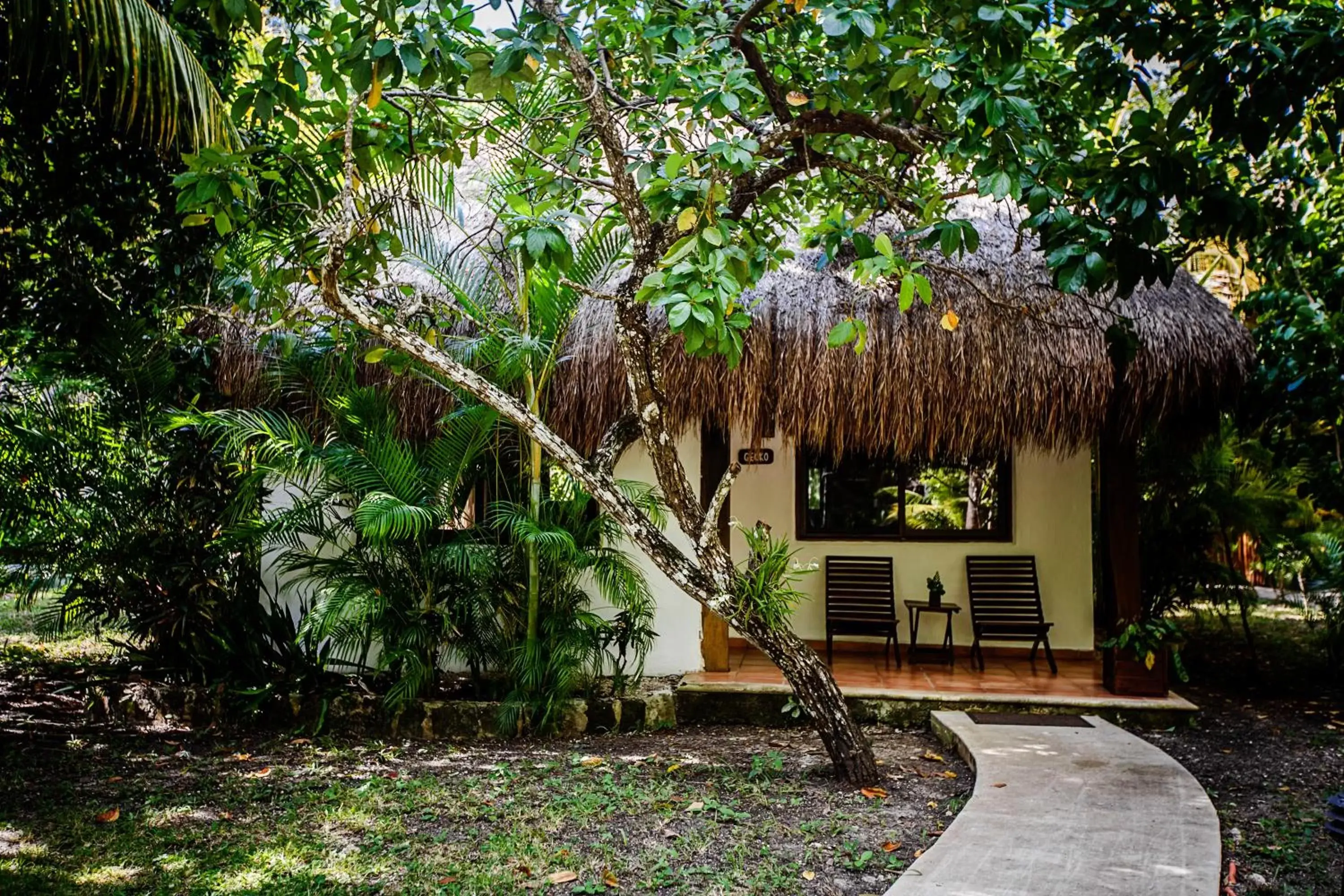 Garden view, Property Building in Hotel Rancho Encantado